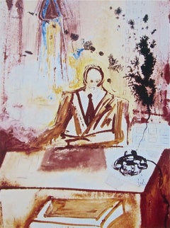 The Businessman, 1989 Limited Edition Lithograph, Salvador Dali - 1st Edition
