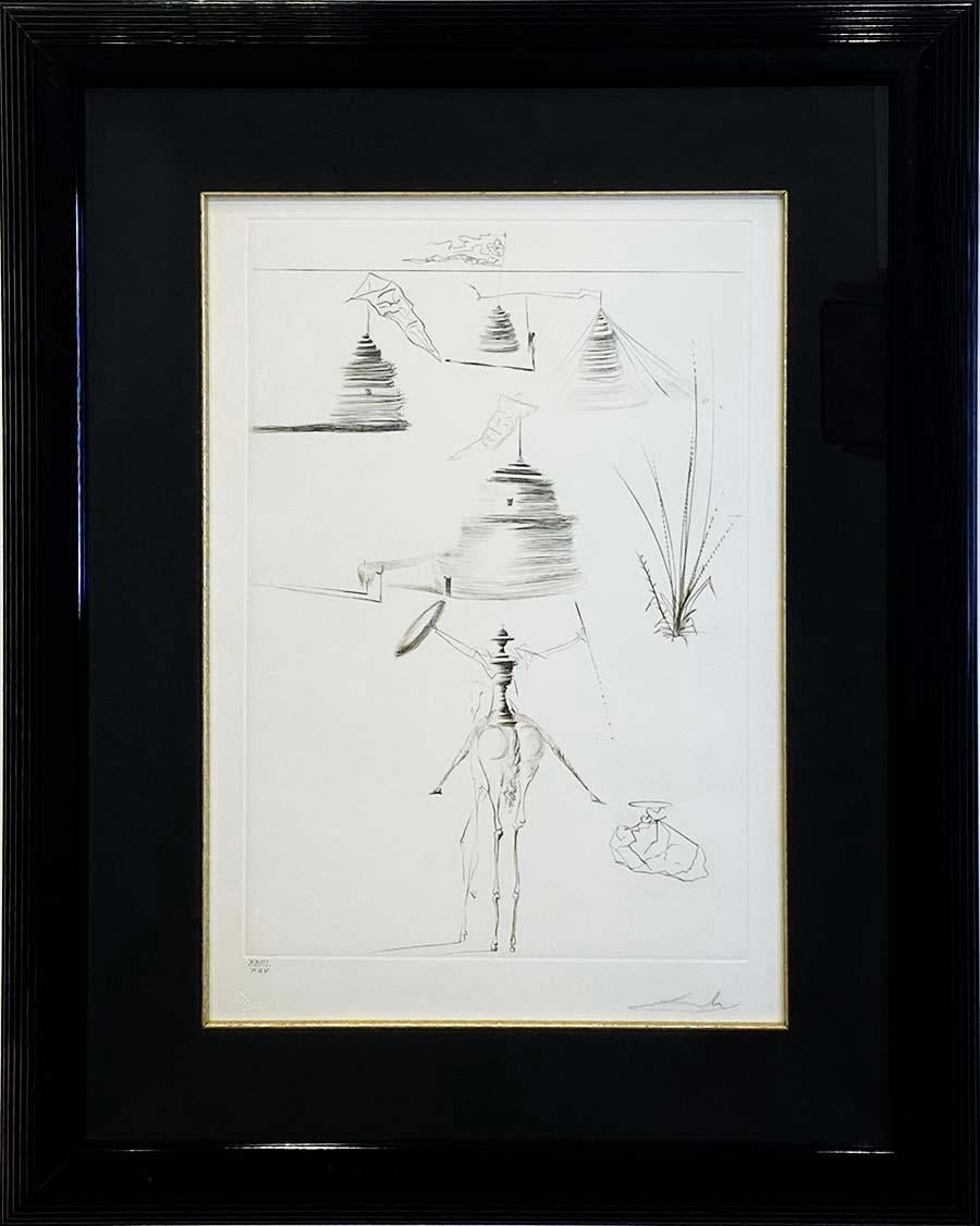 The Camp of King Marc - Print by Salvador Dalí