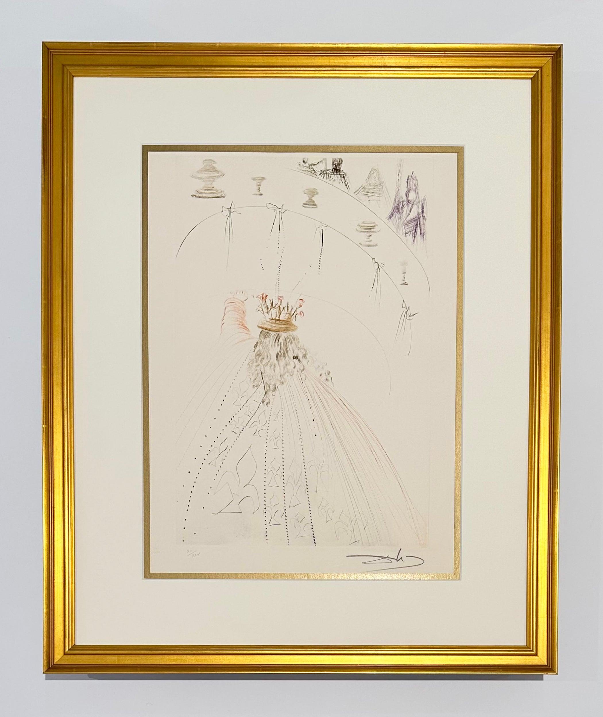 The Cavaliers of King Arthur, from Tristan and Iseult - Print by Salvador Dalí