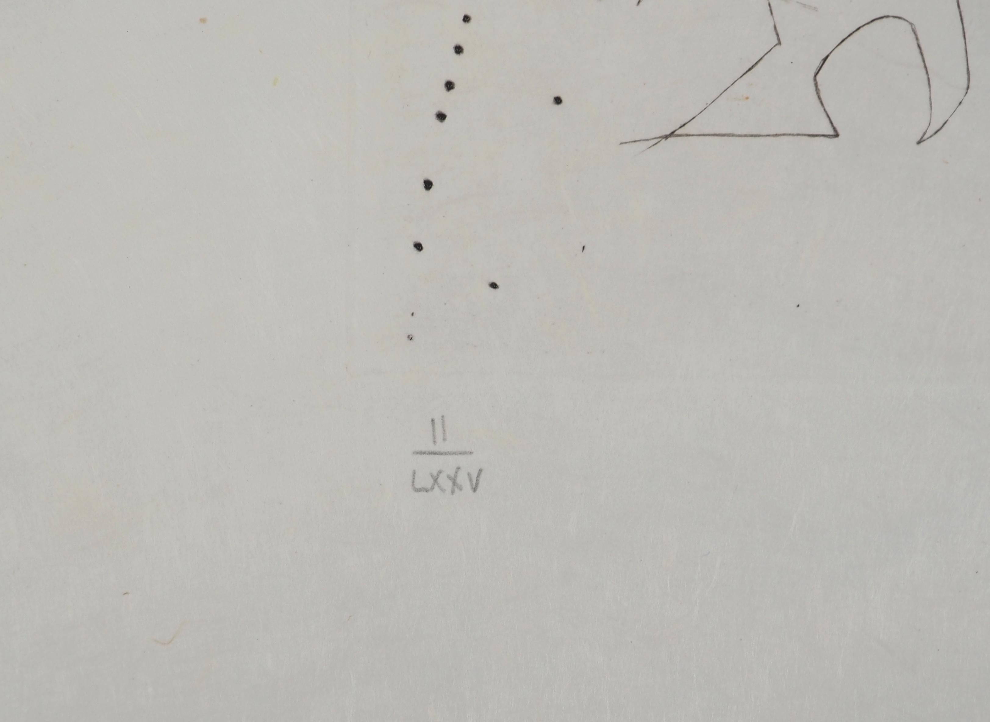 Salvador DALI
Los caballeros del Rey Arturo, 1970

Grabado original 
Firmado a lápiz
Edición numerada de 75 ejemplares
Sobre papel Japón 66,5 x 51 cm (c. 26,19 x 20,08 pulgadas)

REFERENCIAS : 
- Catálogo razonado Campo nº 70-10 M
- Catálogo