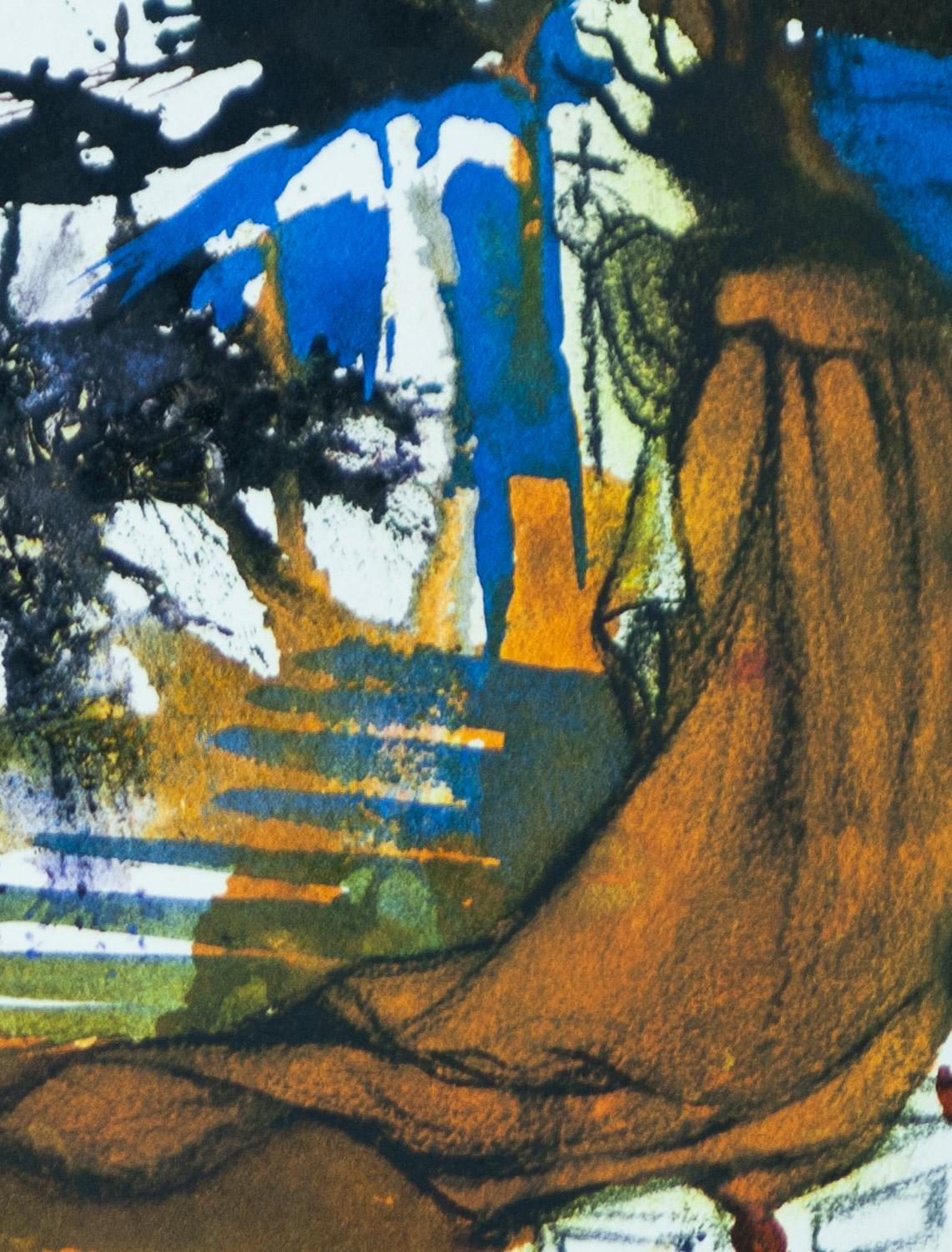 Das Chosen Vineyard,  Biblia Sacra Salvador Dali Lithographie 1964 (Surrealismus), Print, von Salvador Dalí