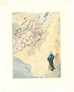 The Constellation of Blessed Spirits - Original Woodcut by Salvador Dalì - 1963