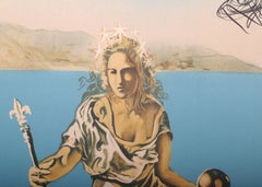 The Coronation of Gala (The Empress), Surrealist Lithograph by Salvador Dalí­