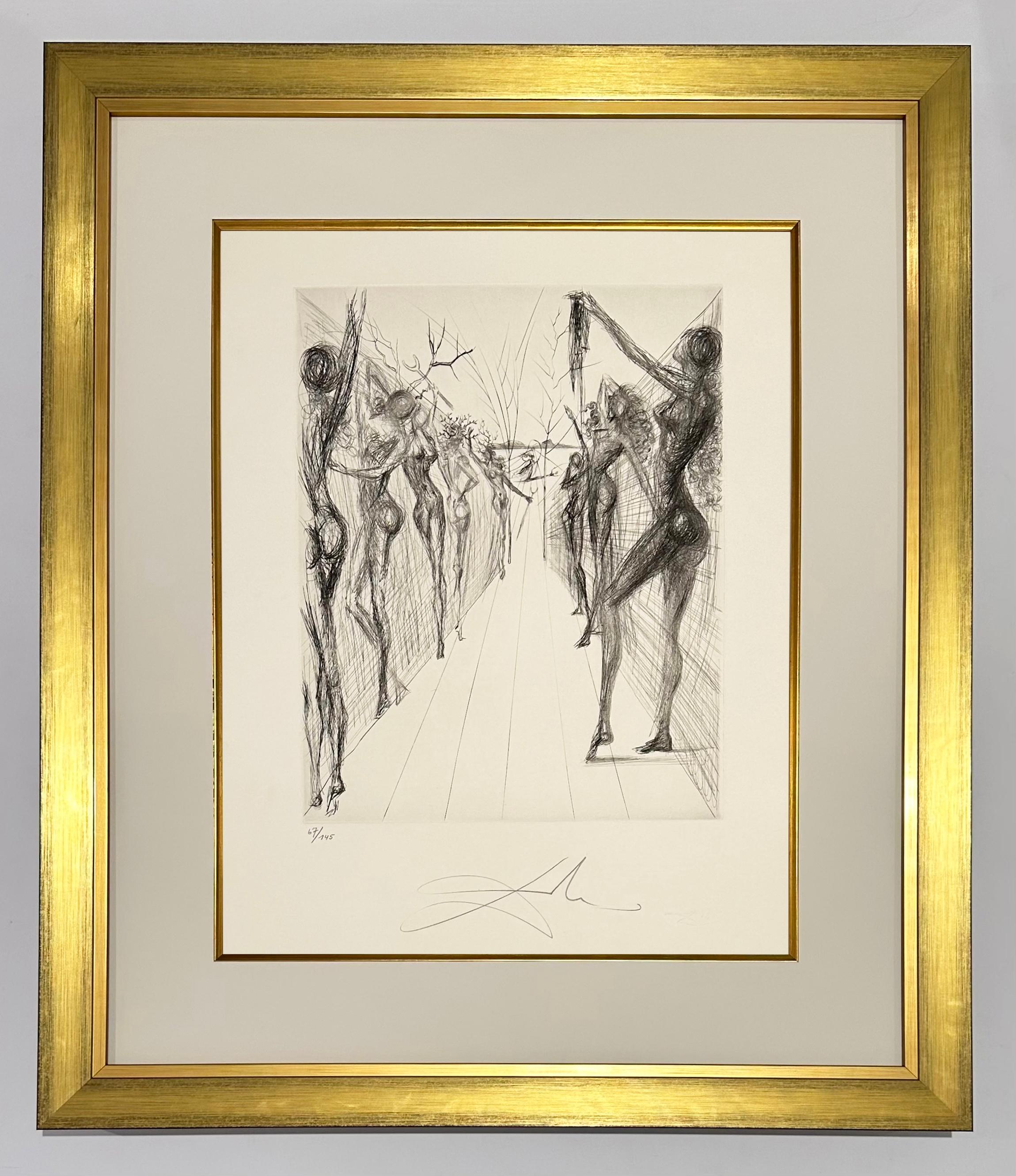 Il corridoio di Katmandu, da The Hippies - Print di Salvador Dalí