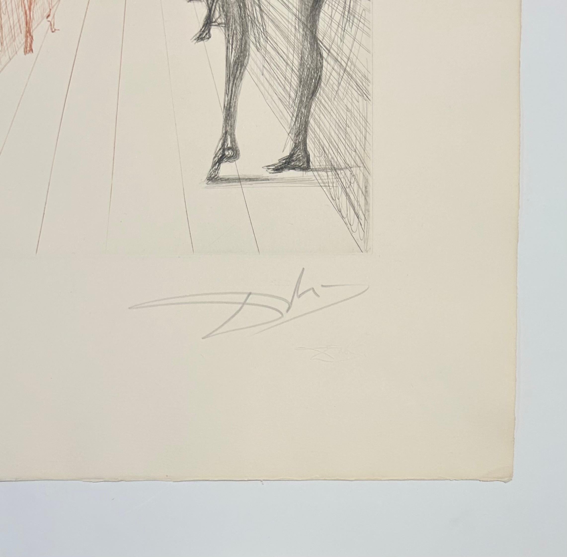 Le couloir de Katmandu, des Hippies - Surréalisme Print par Salvador Dalí