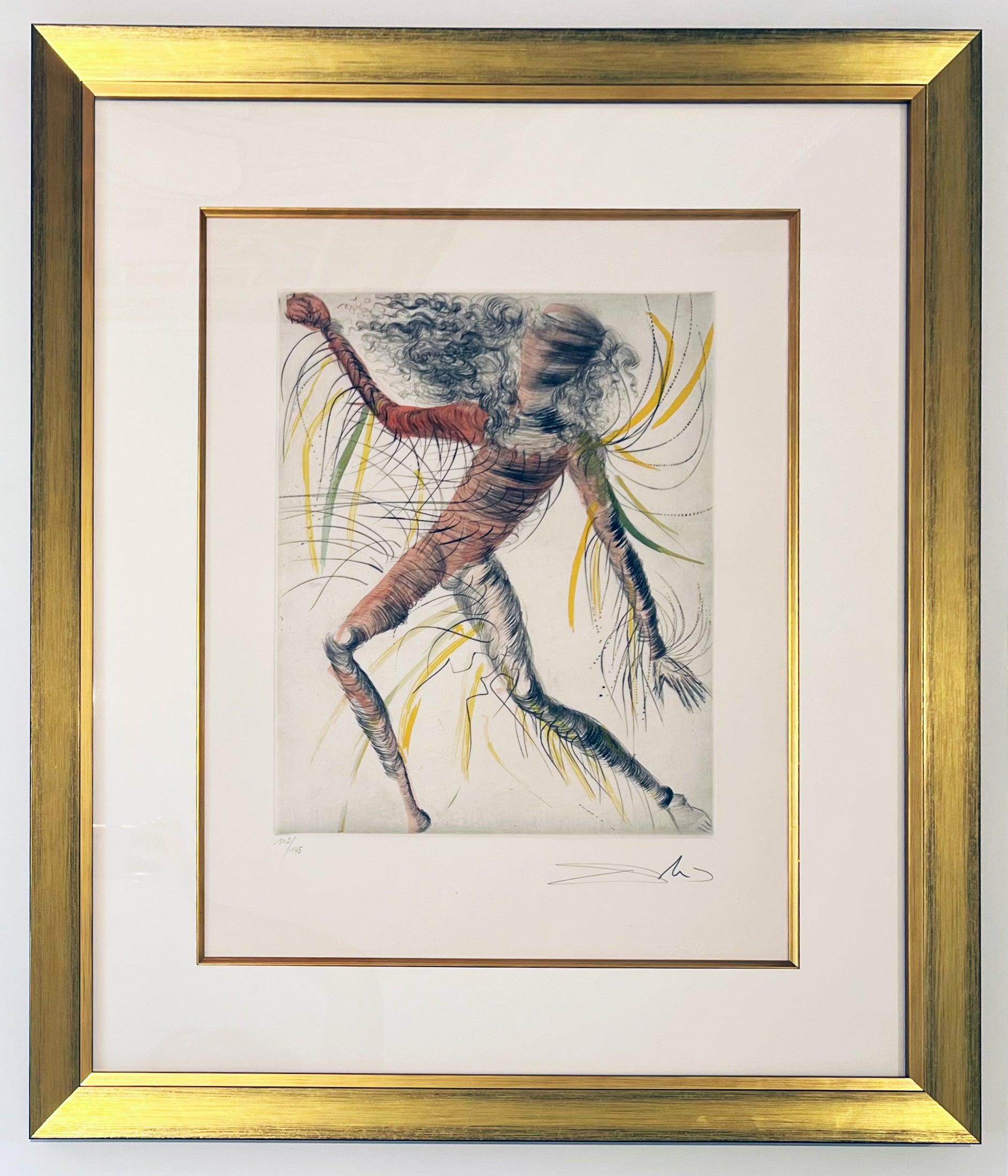 Der Kosmonaut, aus The Hippies – Print von Salvador Dalí
