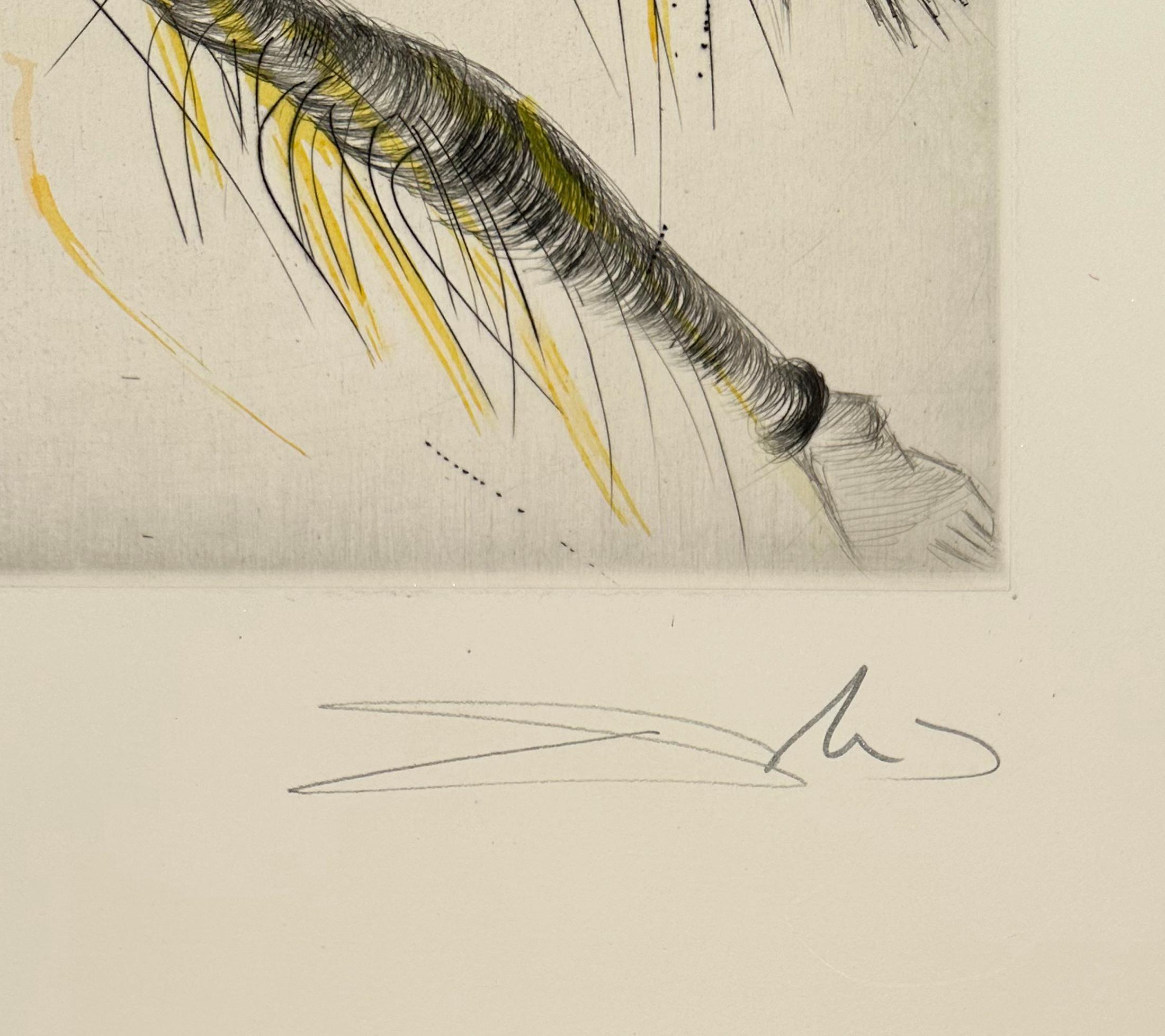 Der Kosmonaut, aus The Hippies (Surrealismus), Print, von Salvador Dalí
