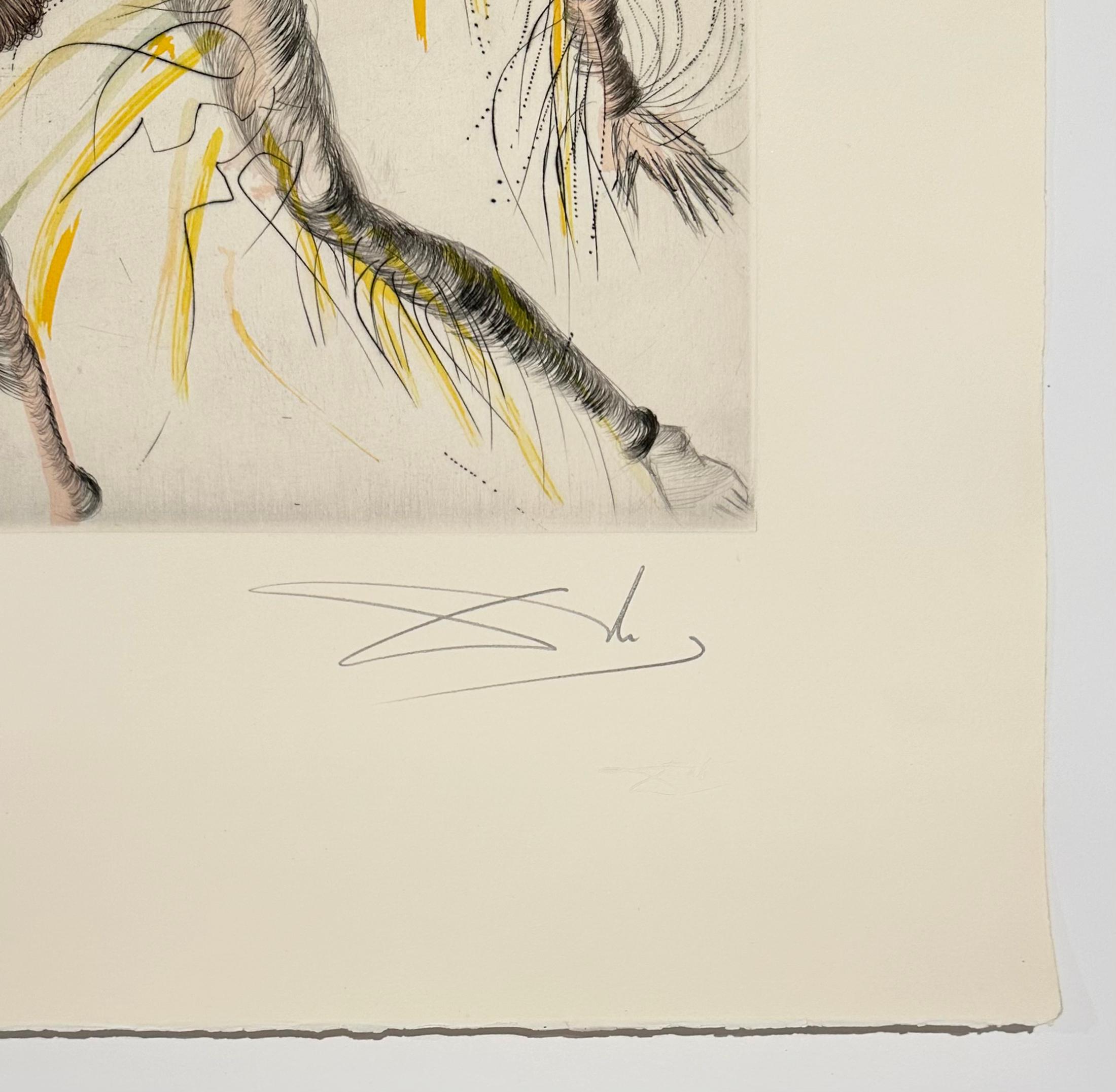 Il cosmonauta, da Gli Hippy - Print Surrealismo di Salvador Dalí