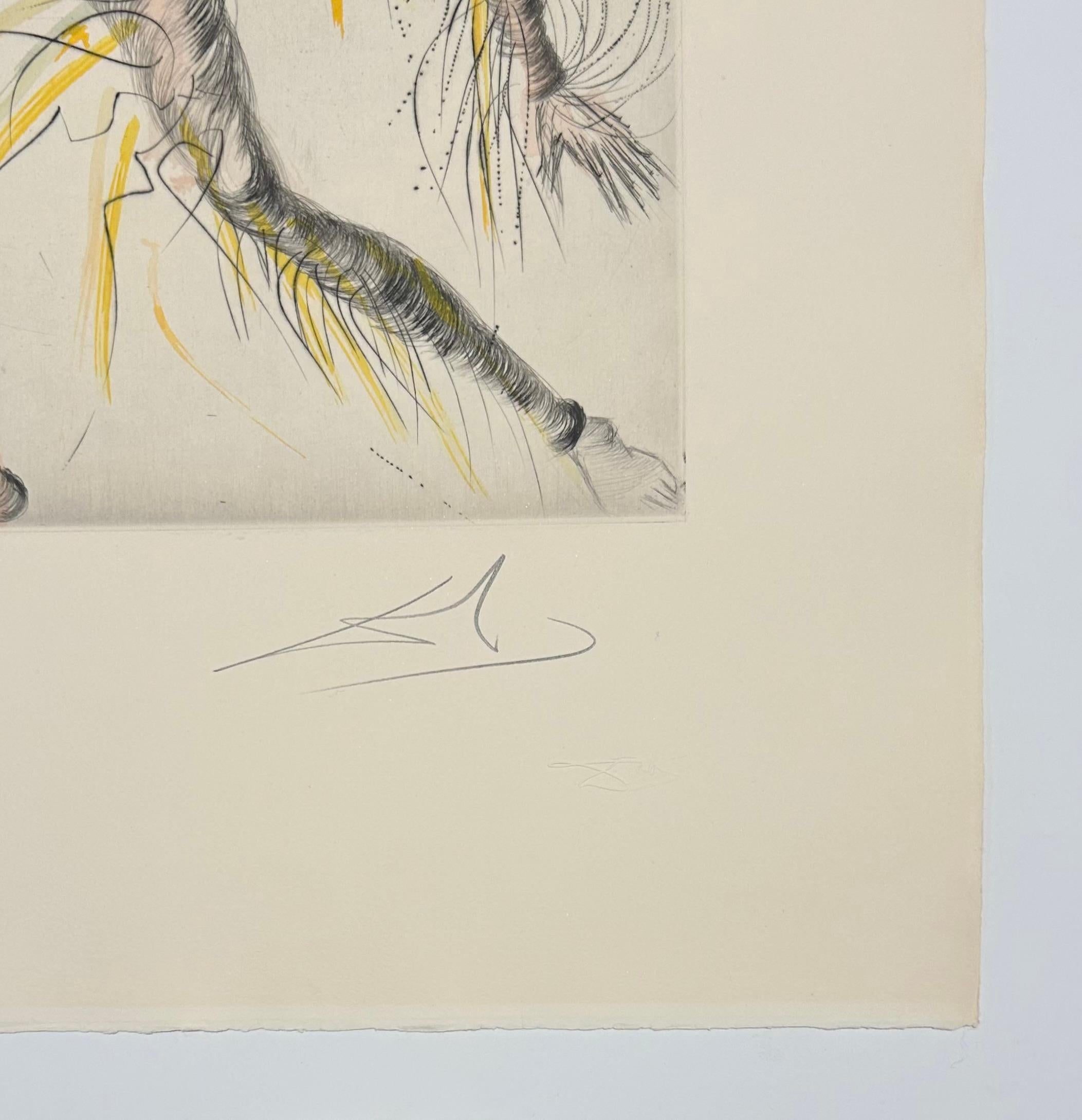 El cosmonauta, de Los Hippies - Print Surrealista de Salvador Dalí