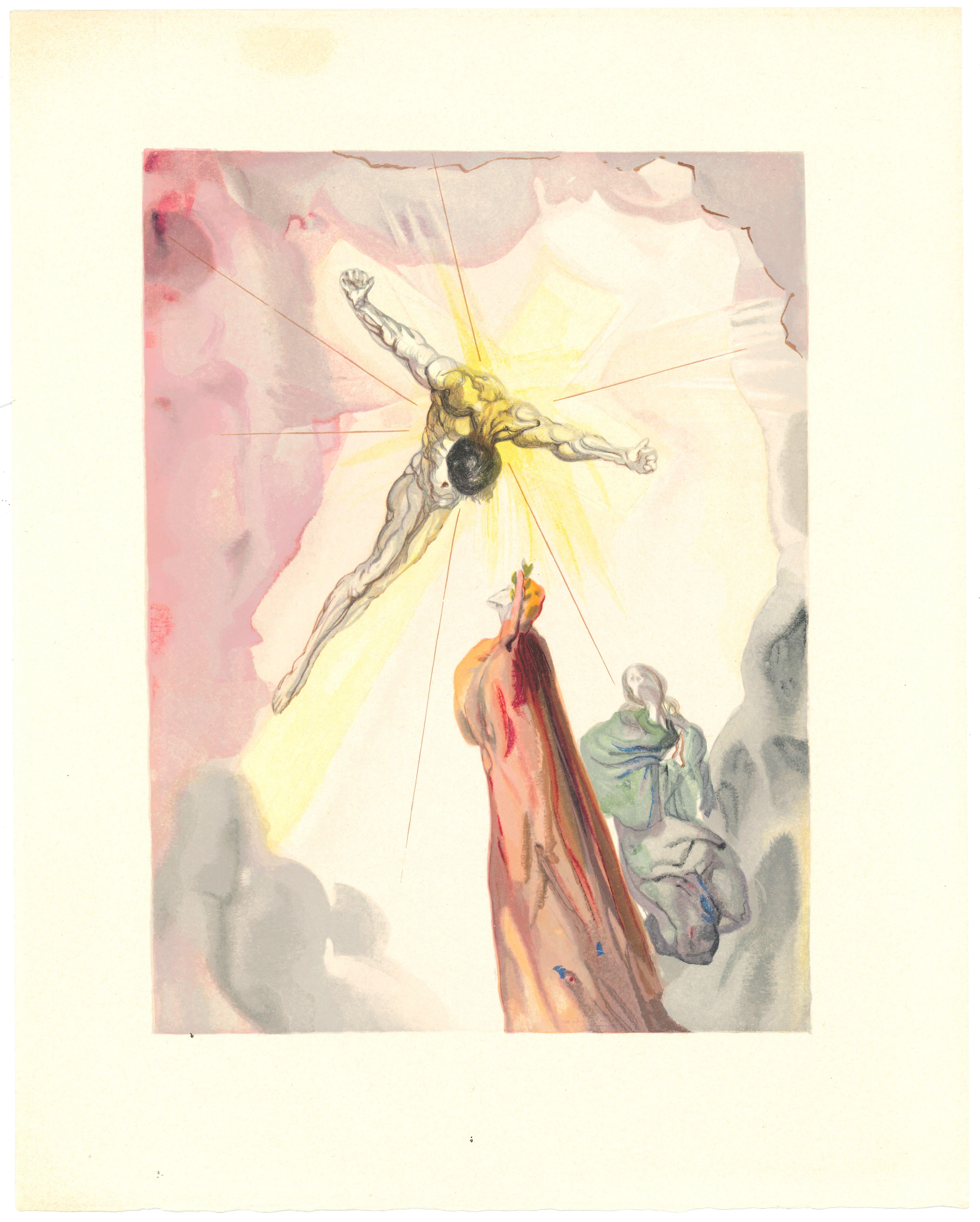 Salvador Dalí Figurative Print - The Cross of Mars 