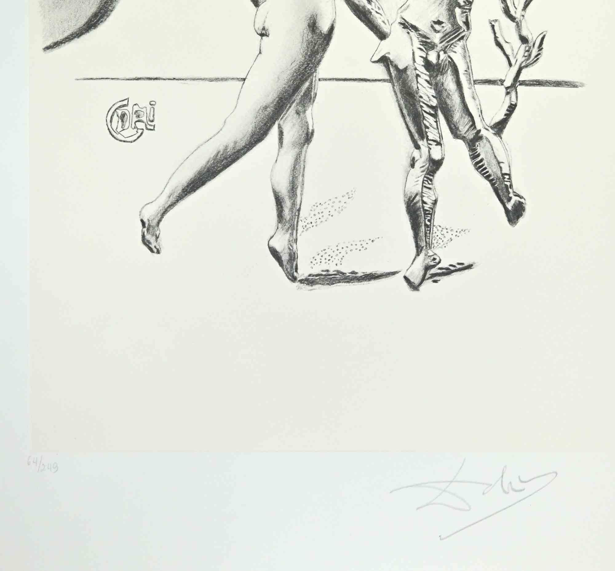 El Baile - Litografía - 1980 - Print de Salvador Dalí