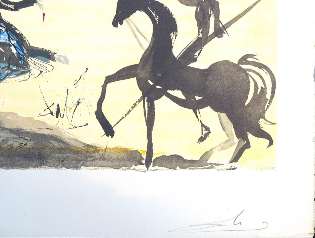 The Death of Carmen - Original Lithograph by Salvador Dalì - 1970 - Print by Salvador Dalí