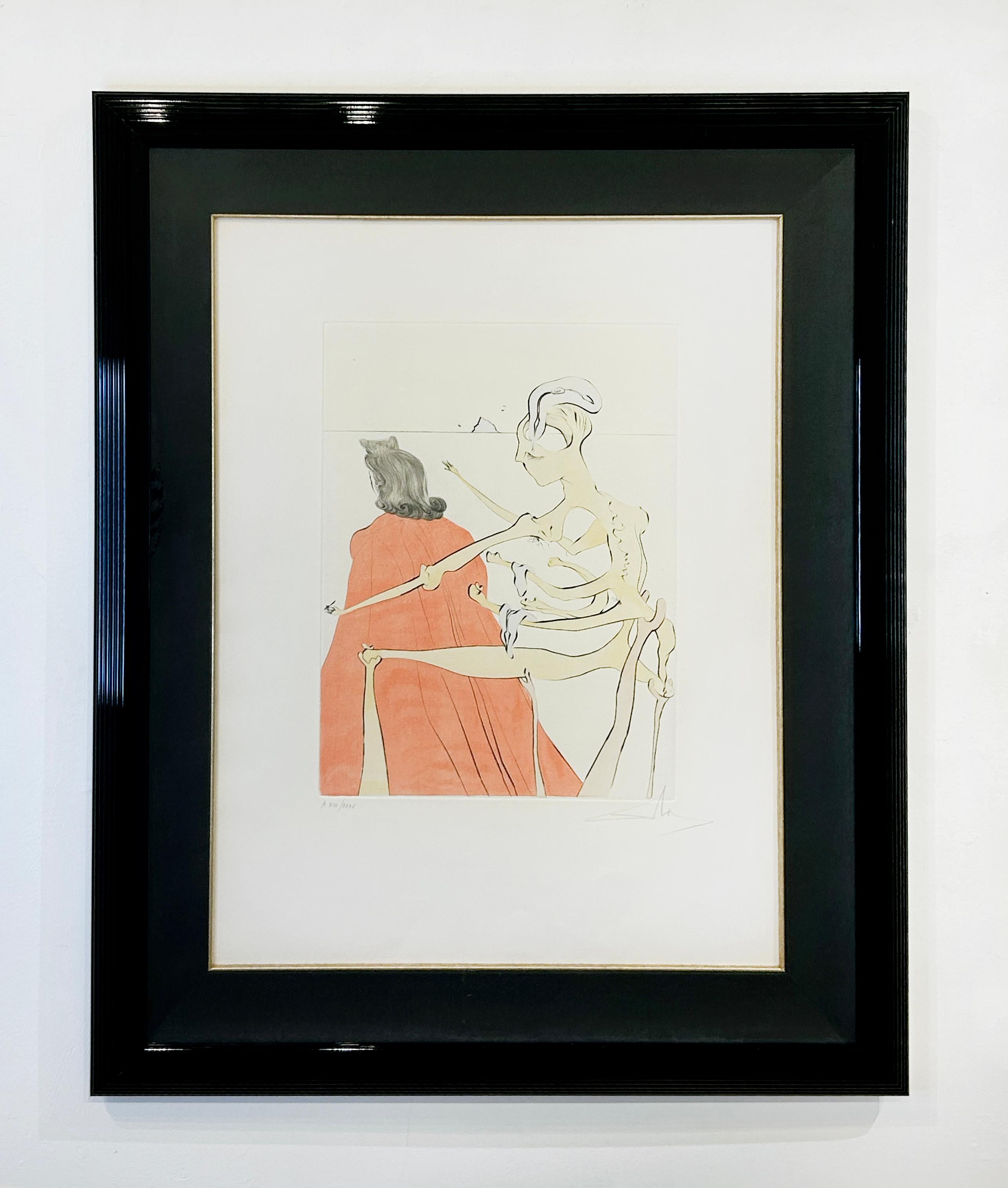 Il retro divino di Gala - Print Surrealismo di Salvador Dalí