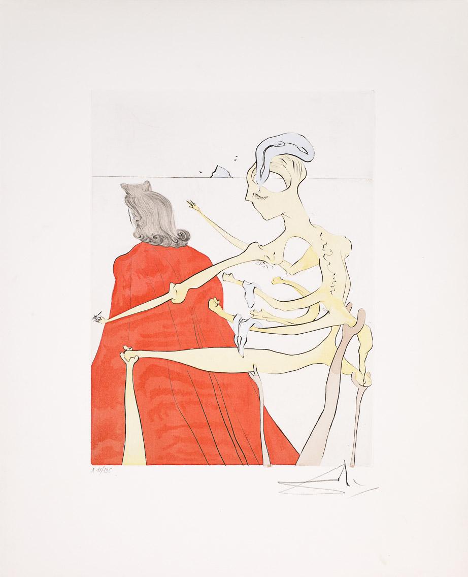 La Divina Espalda de Gala (Lámina B), 1974