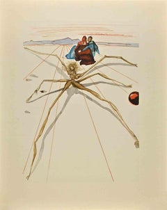 "The Divine Comedy" - Song 12 Purgatory - Woodcut attr. to Salvador Dali- 1963