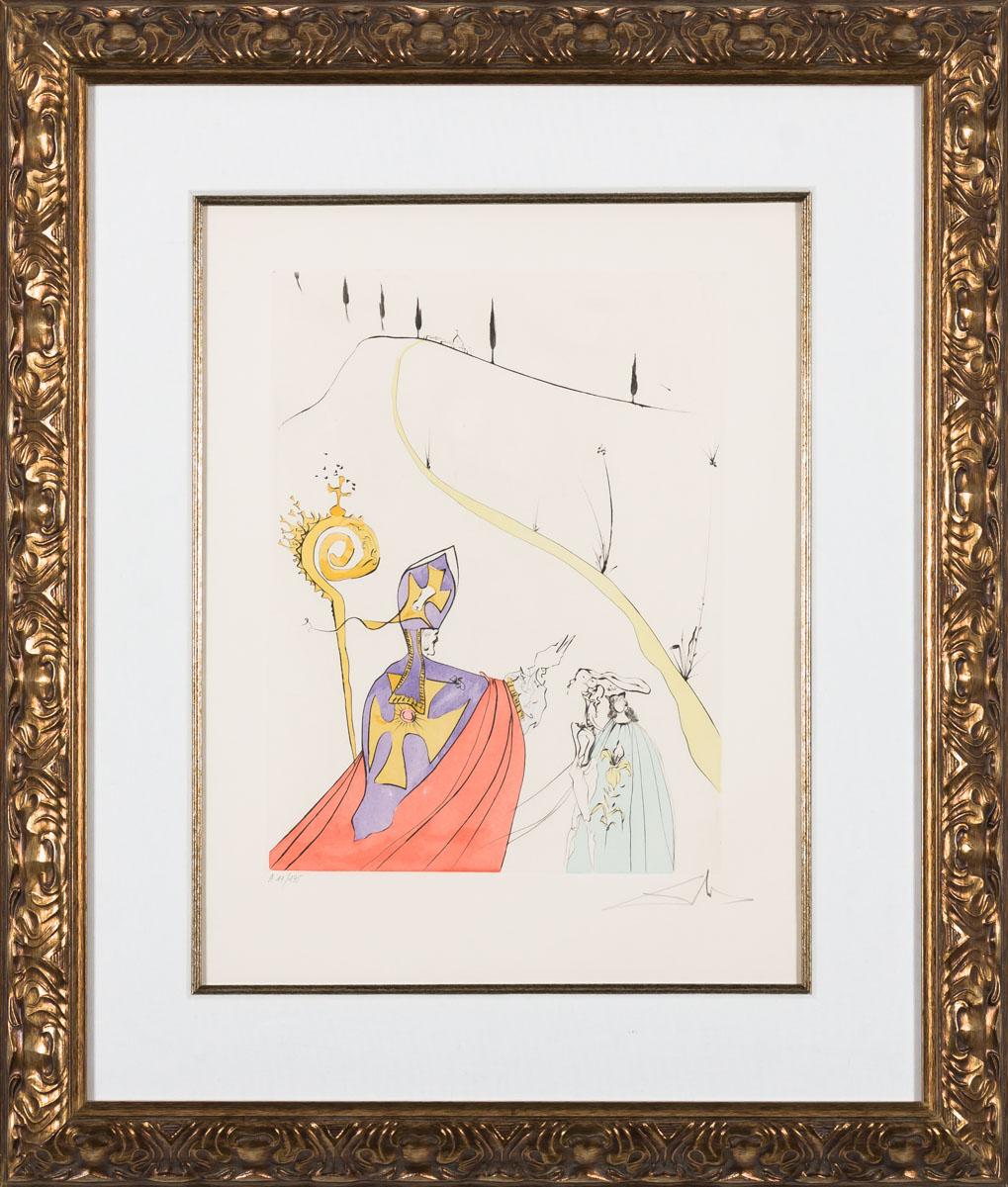 The Divine Love of Gala (Plate J), 1974 - Print by Salvador Dalí