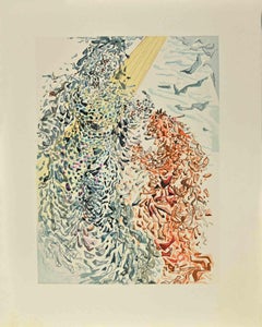 El Polvo de las Almas - Paraíso - Grabado en madera attr. a Salvador Dalí- 1963
