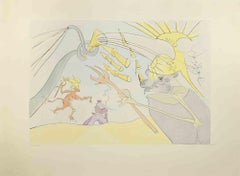 L'elefante e la scimmia di Giove - Acquaforte  - 1974