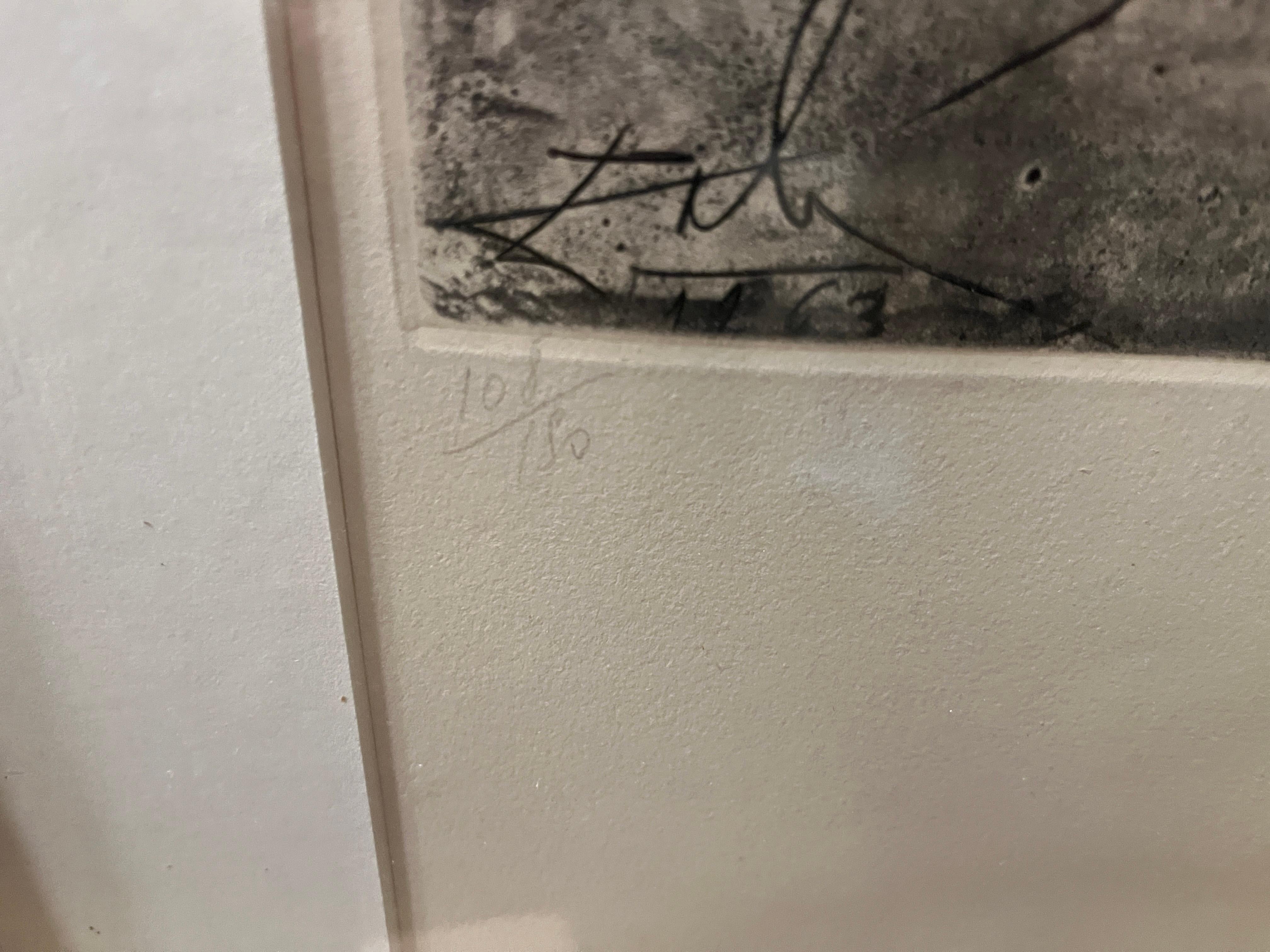 Color Lithograph.  Artist's proof, aside from an edition of 150.  Signed and inscribed 