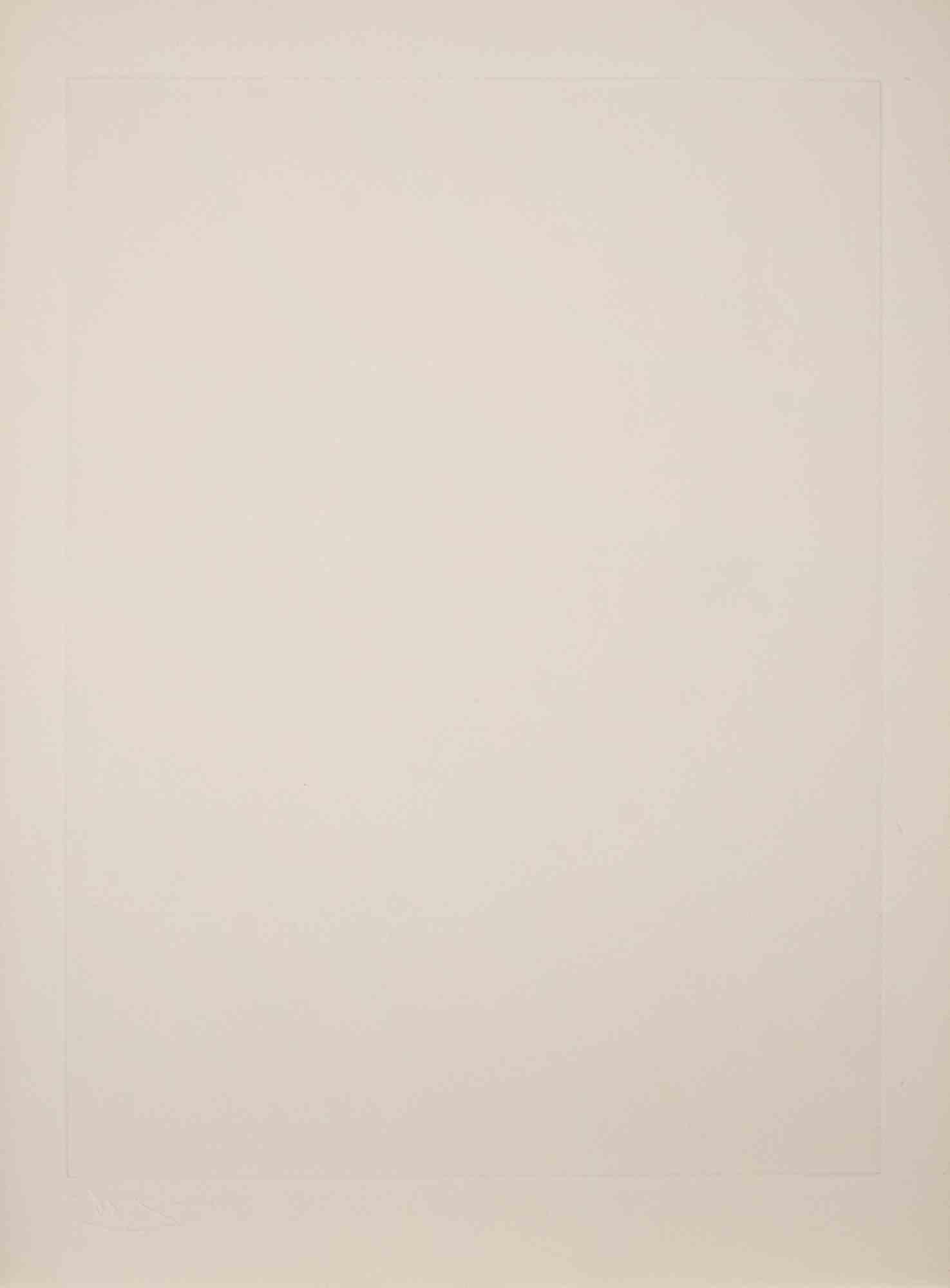 La fata - Acquaforte - 1968 - Print Surrealismo di Salvador Dalí