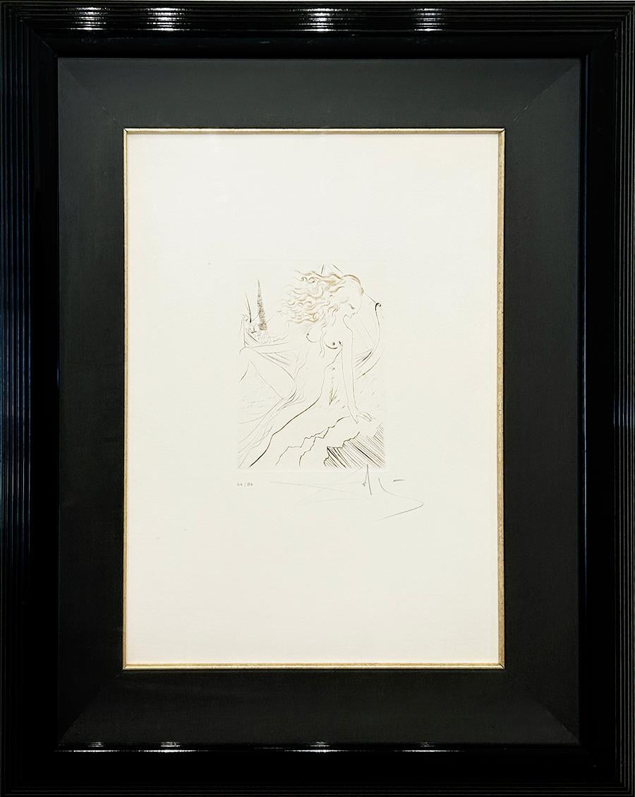 Figurative Print Salvador Dalí - La fiance du roi de Garbe