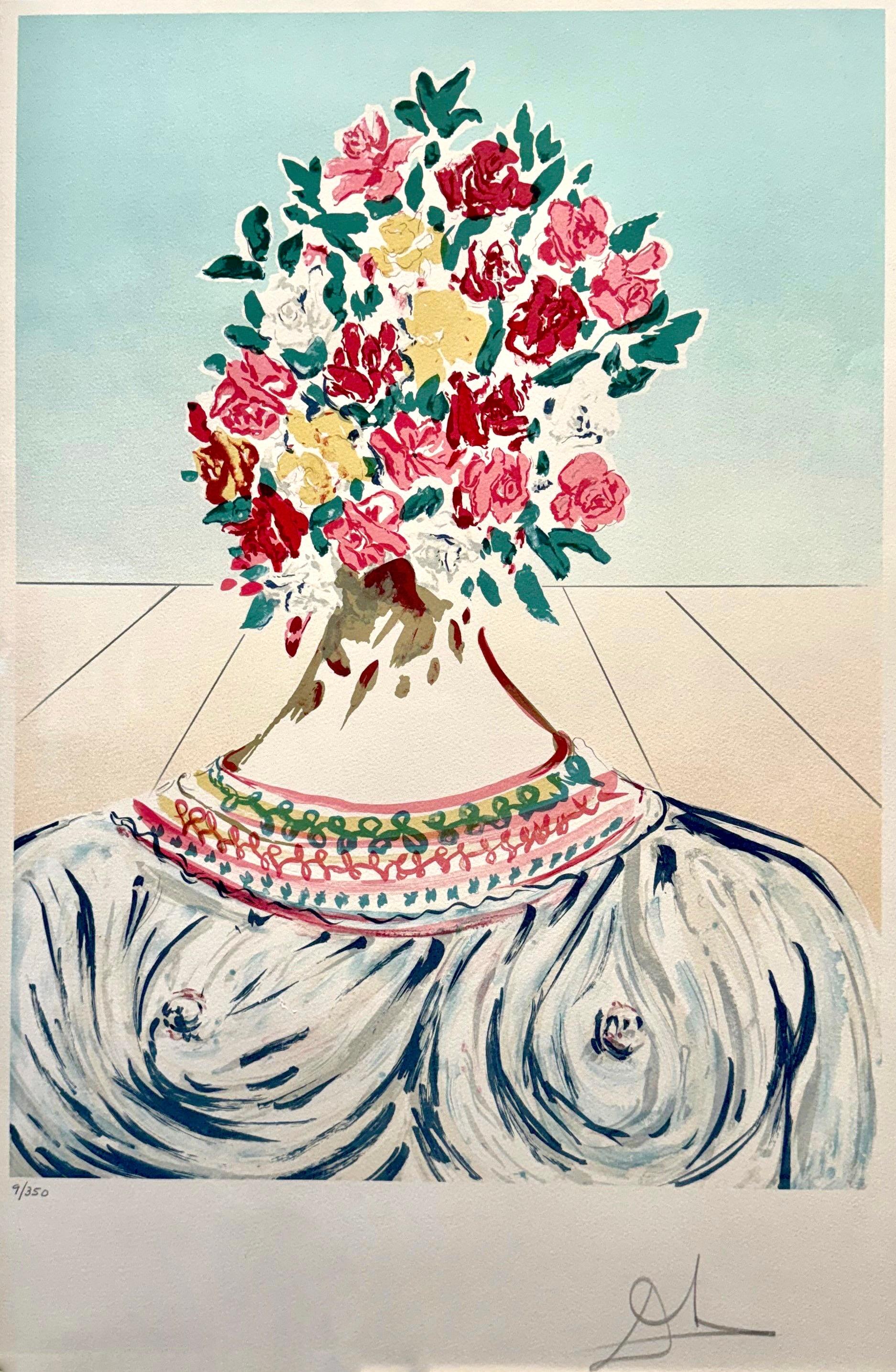 Lithographie signée : « The Flowering of Inspiration », exemplaire n° 9 sur 350
