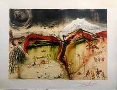 Dali. The Four Seasons.  lithograph certificate painting