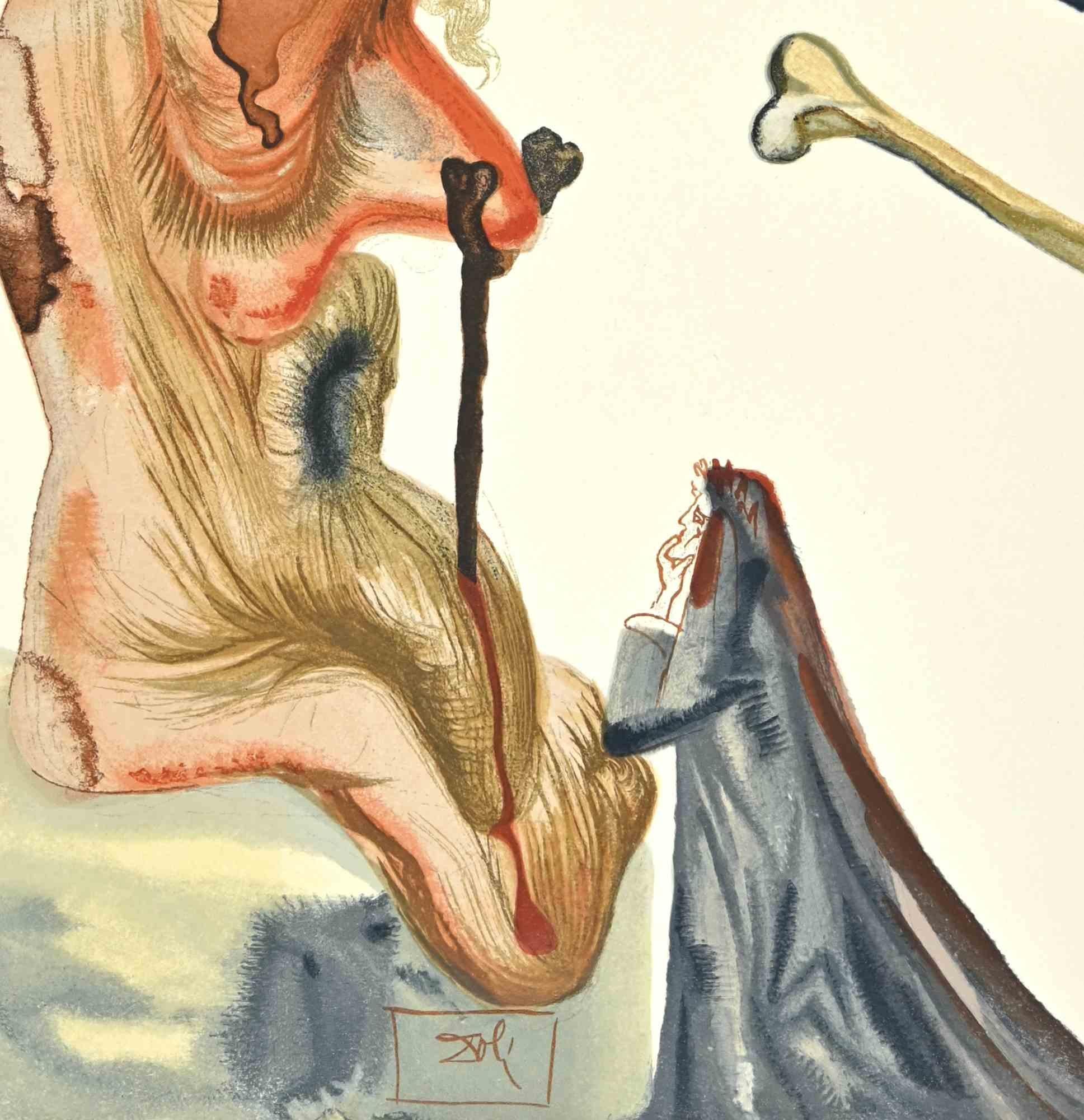 The Fraudulent - Woodcut print - 1963 - Print by Salvador Dalí