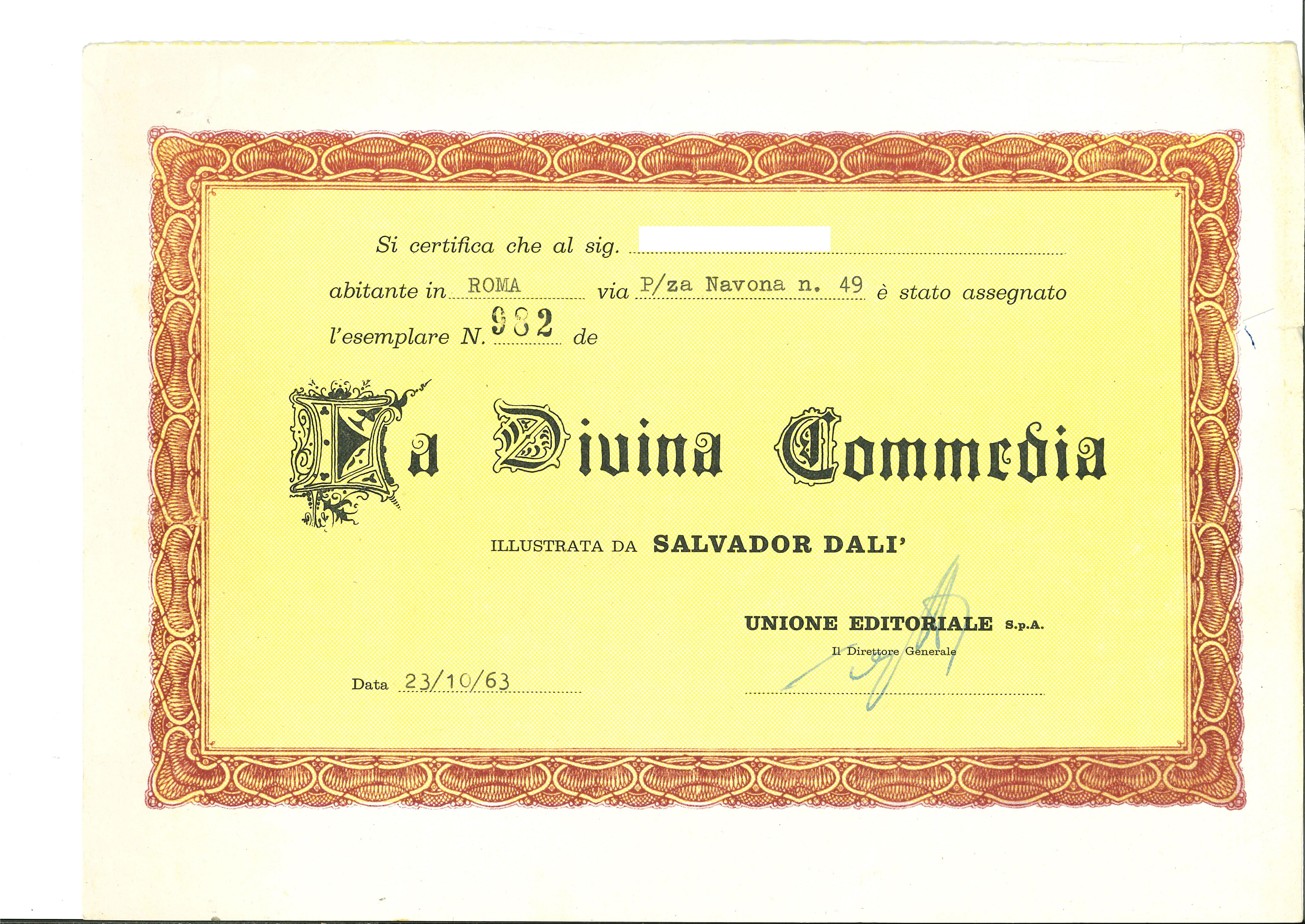 Le Furie - Stampa xilografica attribuita a Salvador Dalì - 1963 - Figurative Print Bianco di Salvador Dalí