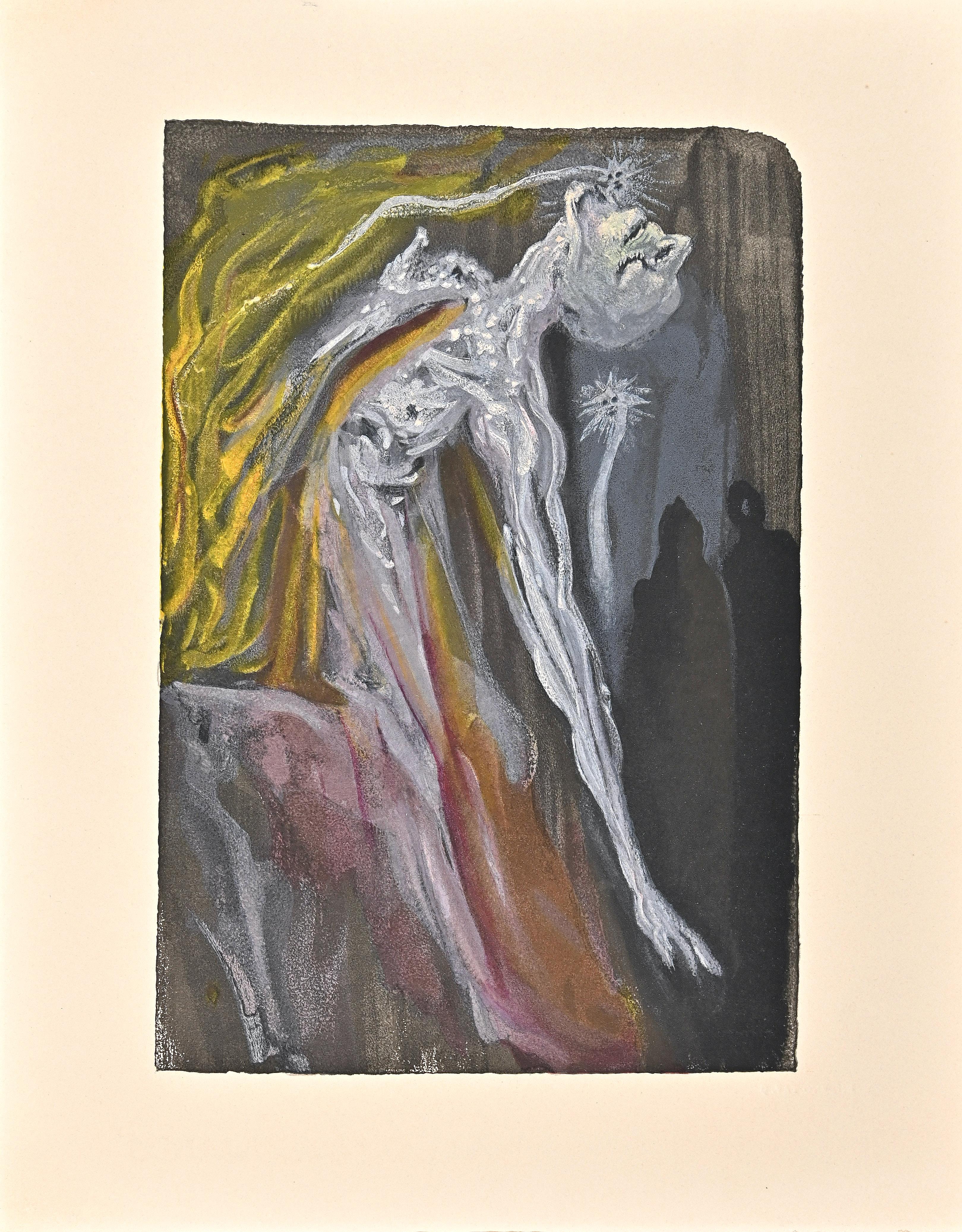 Le Furie - Stampa xilografica attribuita a Salvador Dalì - 1963