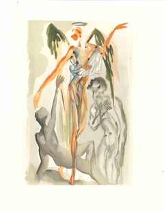 The Gluttonous  - Original Woodcut by Salvador Dalì - 1963