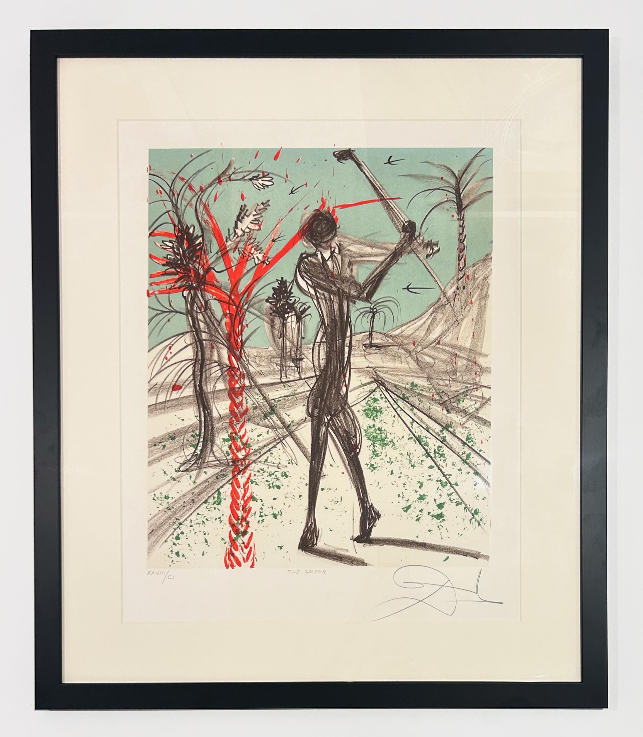 The Golfer - Print de Salvador Dalí