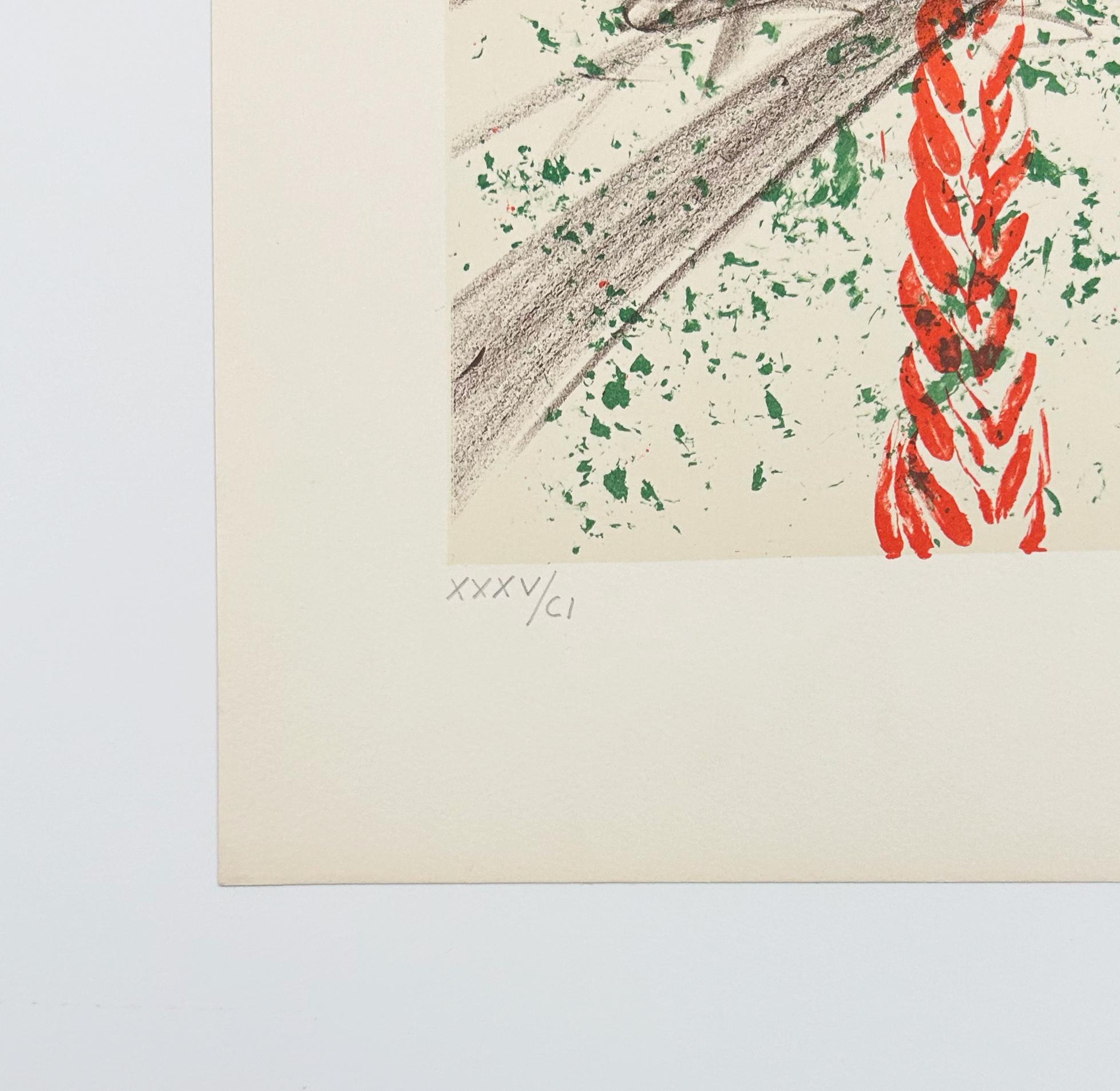 The Golfer - Beige Abstract Print by Salvador Dalí