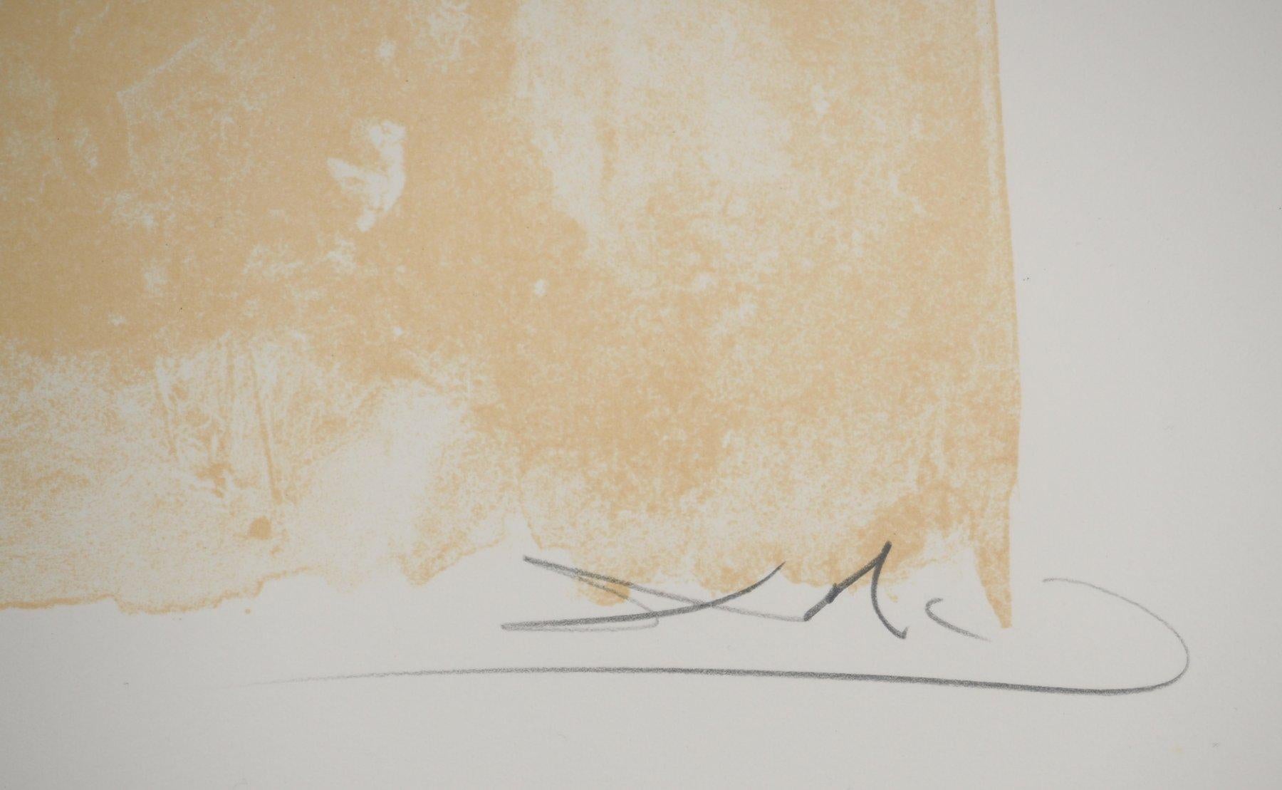 La mano - Litografia originale firmata (Field #67-2) - Print Surrealismo di Salvador Dalí