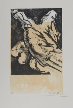 La mano - Litografia originale firmata (Field #67-2)
