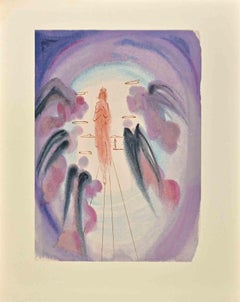The Heaven of Fixed Stars "The Divine Comedy"- Woodcut attr. to S. Dali- 1963