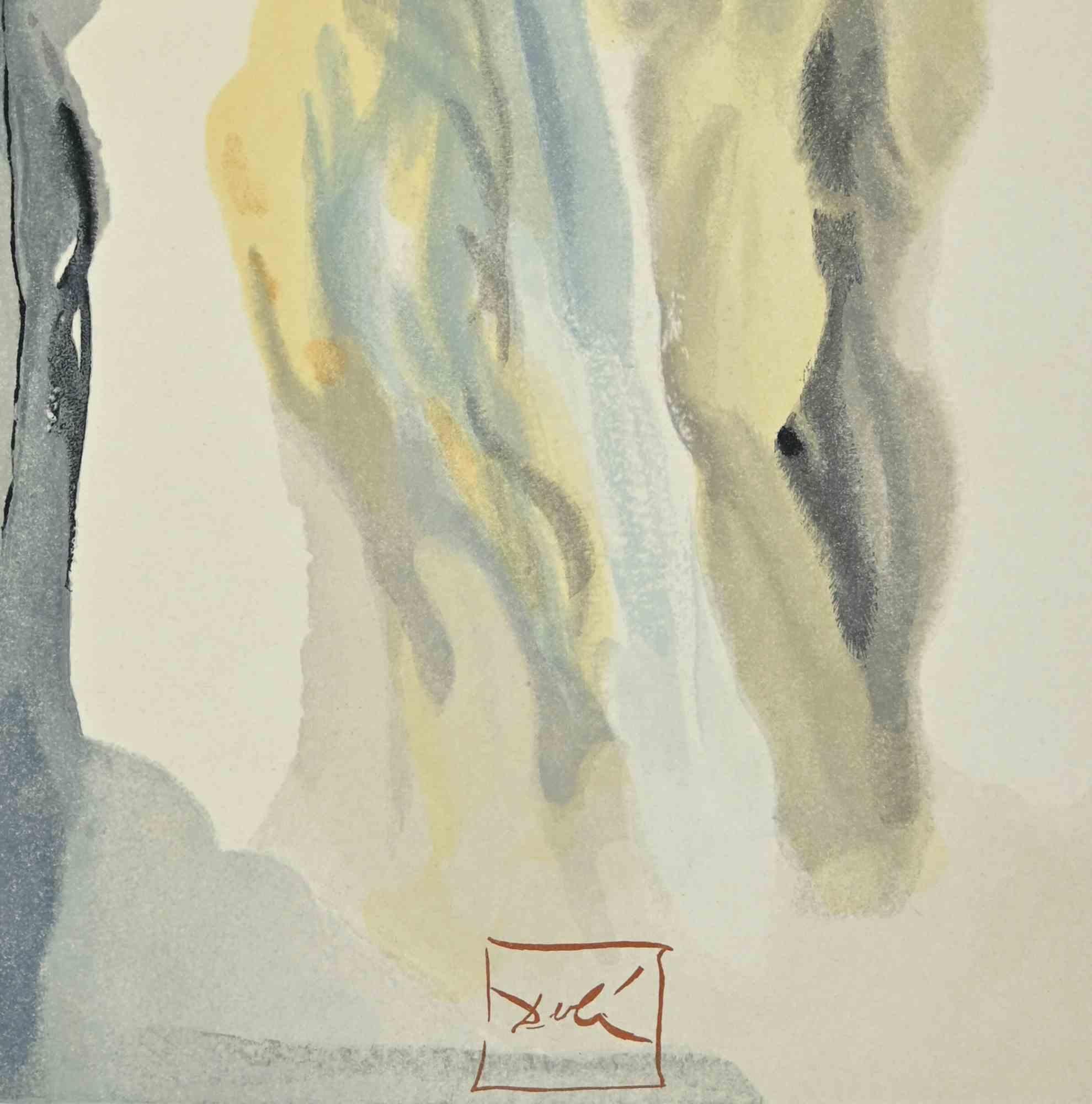 The Heaven of Venus - Woodcut print - 1964 - Print by Salvador Dalí