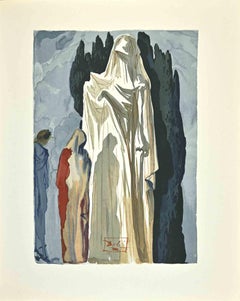 The Heretics - Woodcut print - 1963