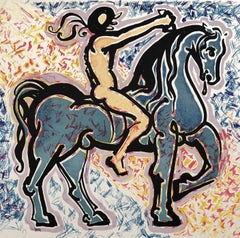 The Horseman - Original Lithograph Handsigned