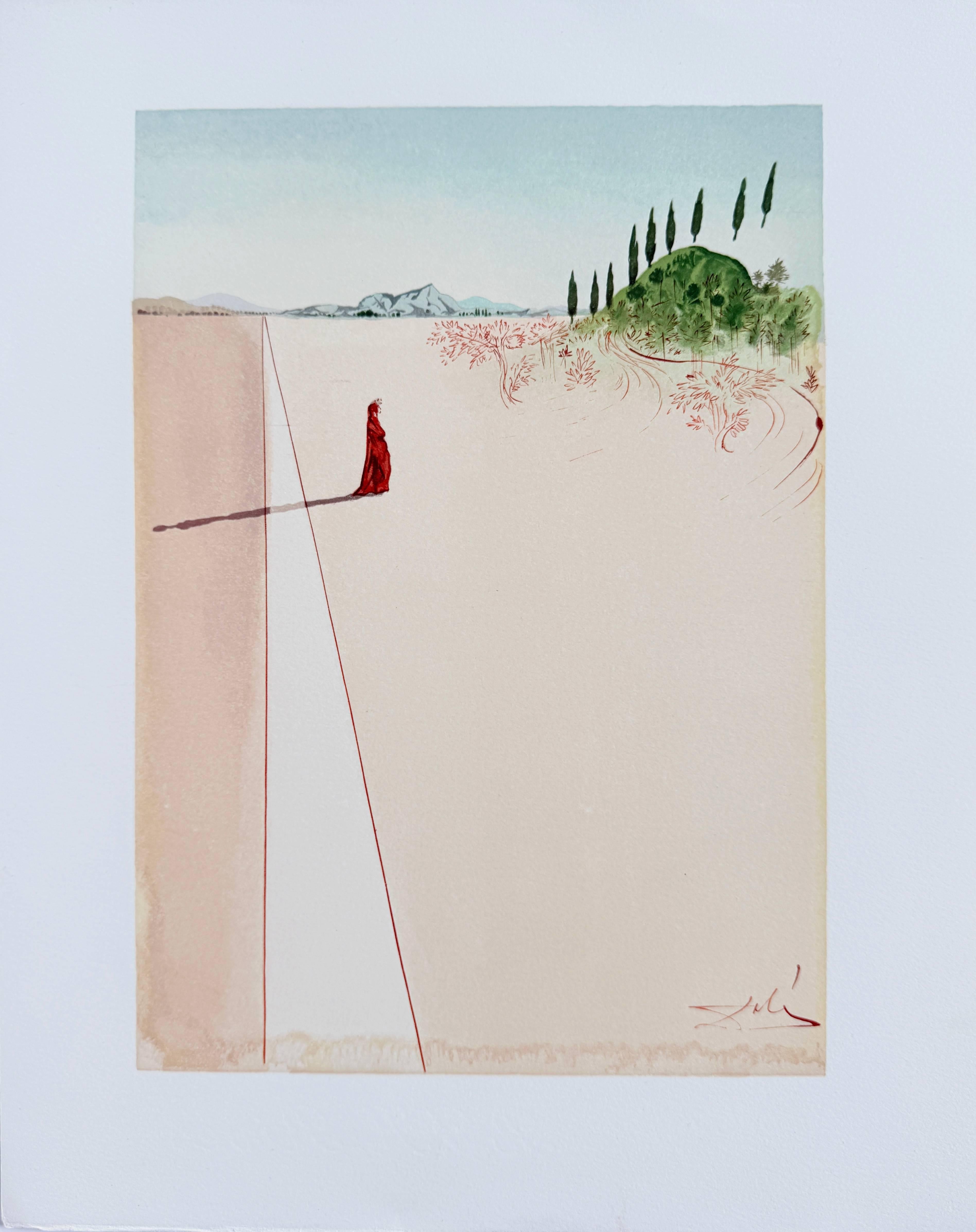 The Inferno, Canto 1 - Departure for the Great Journey - Print by Salvador Dalí