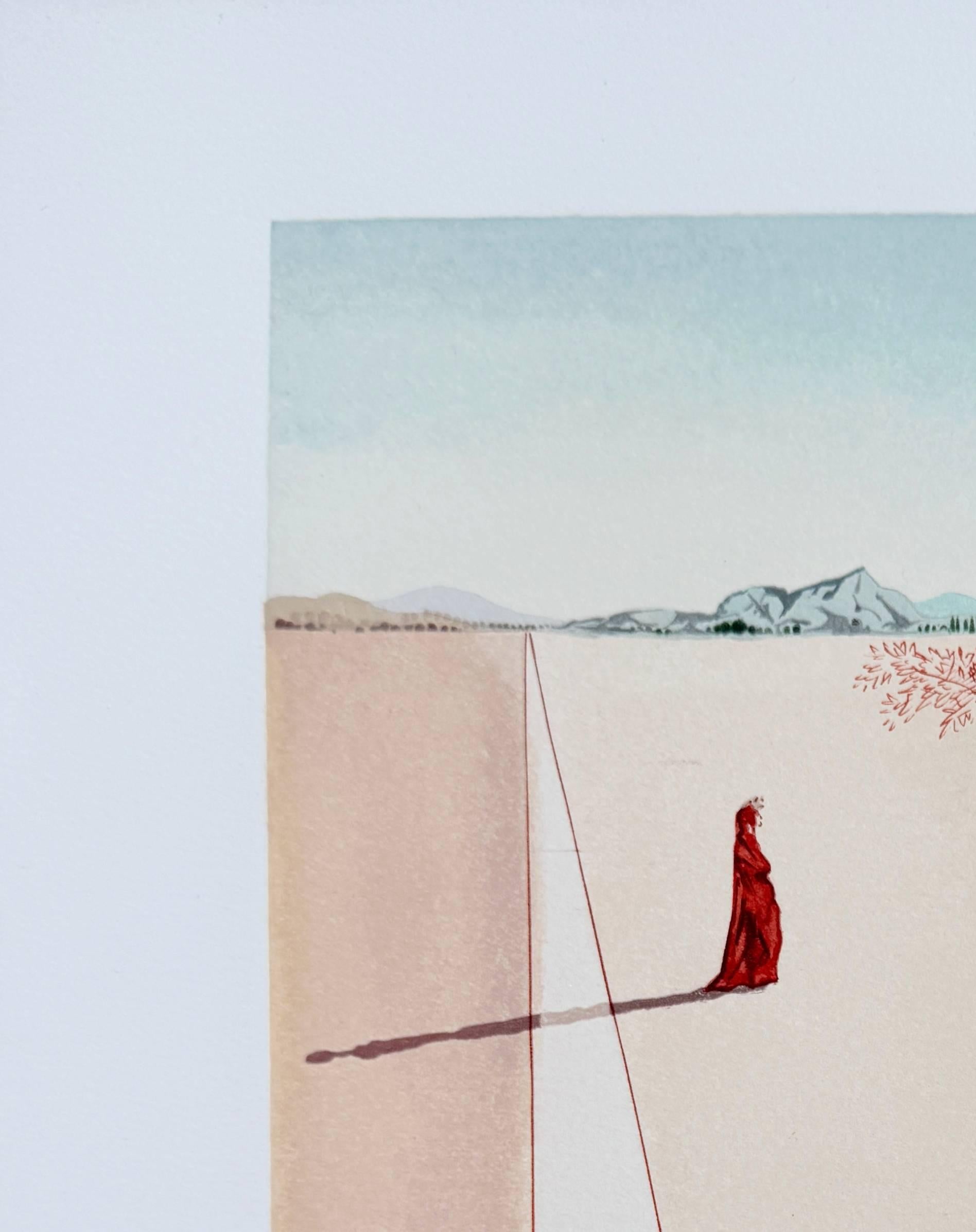 The Inferno, Canto 1 - Departure for the Great Journey - Modern Print by Salvador Dalí