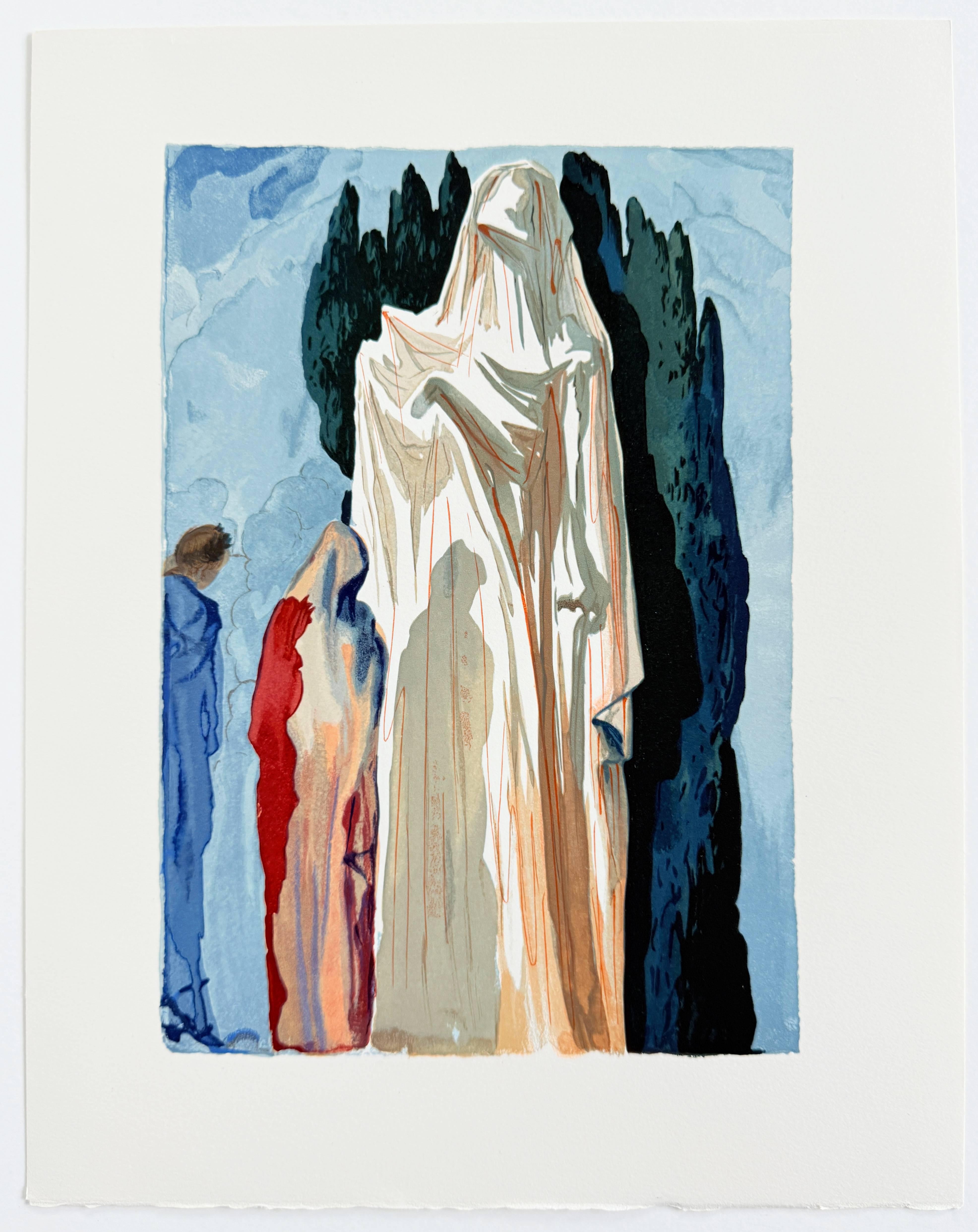 The Inferno, Canto 10 - The Heretics - Modern Print by Salvador Dalí