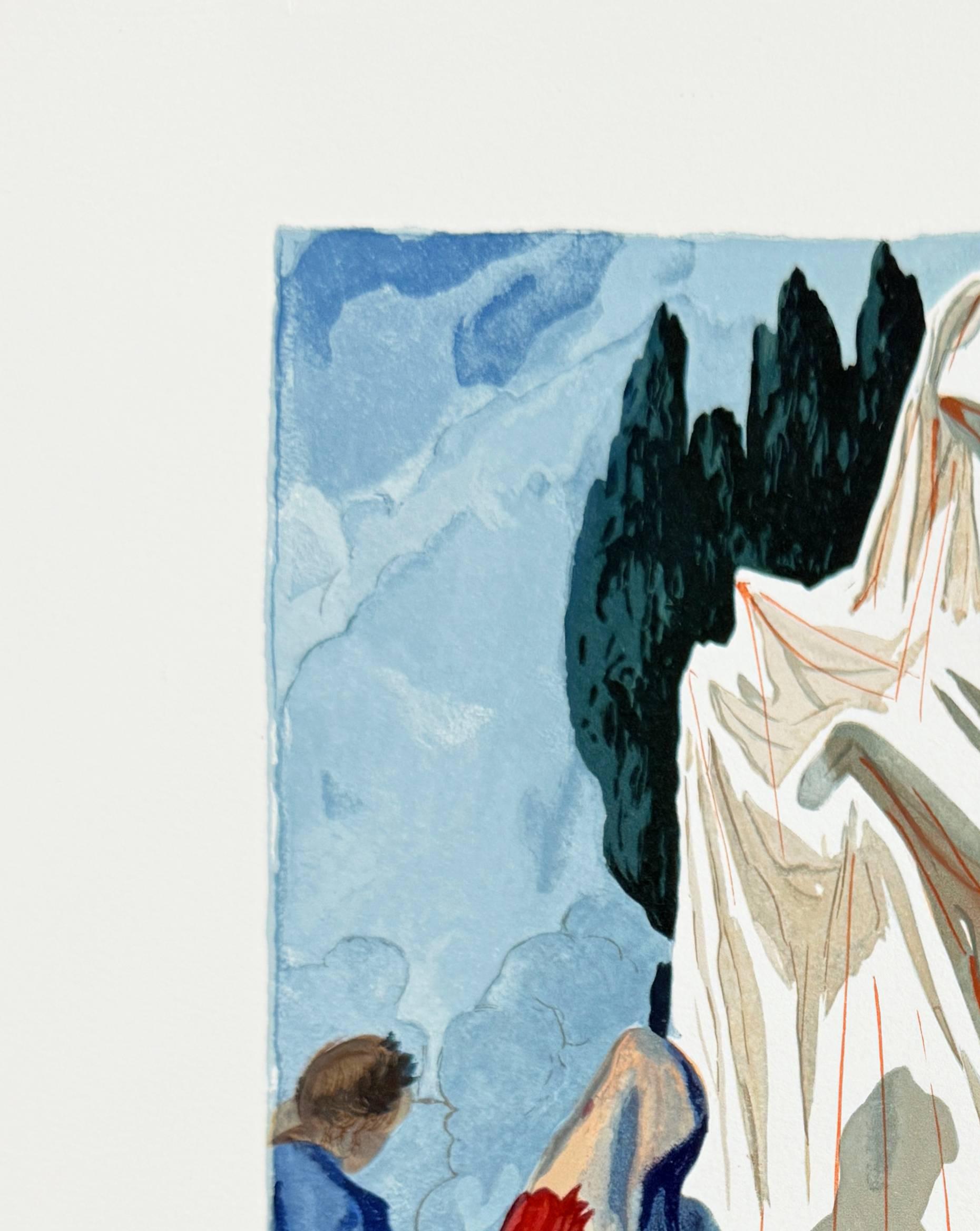 The Inferno, Canto 10 - The Heretics - Modern Print by Salvador Dalí