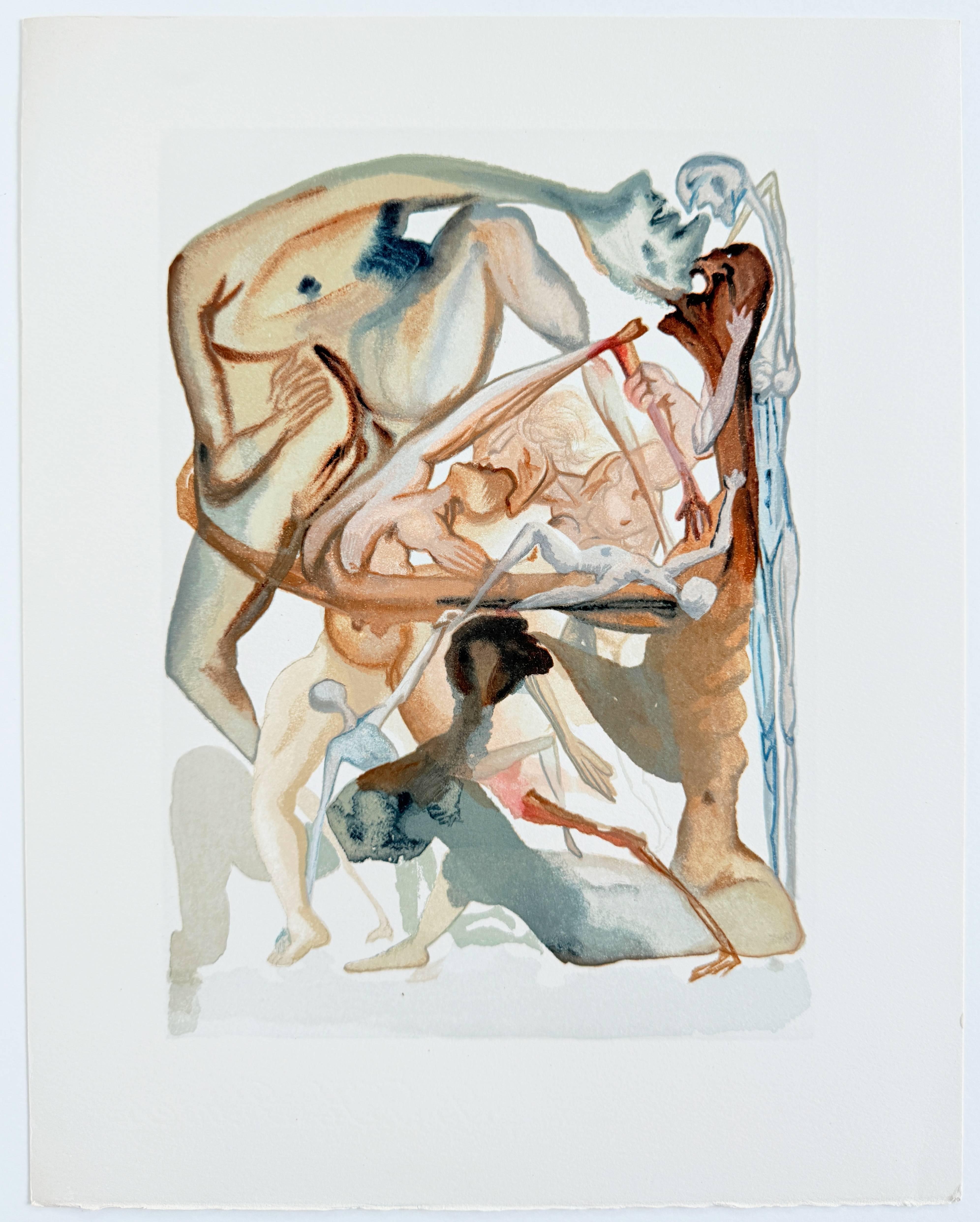 The Inferno, Canto 11 - On the Edge of the Seventh Circle For Sale 4