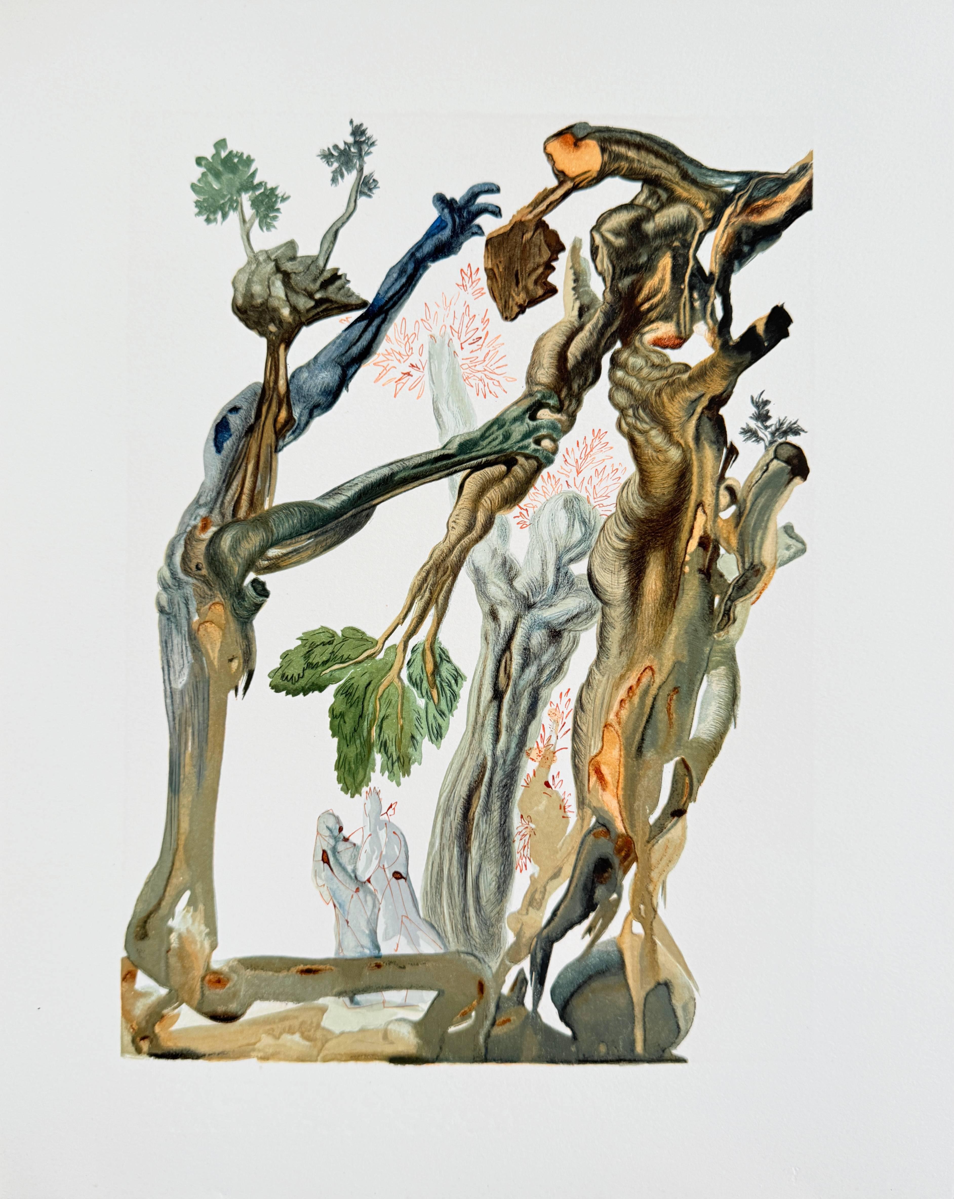 The Inferno, Canto 13 - La Fôret des suicidés - Print by Salvador Dalí