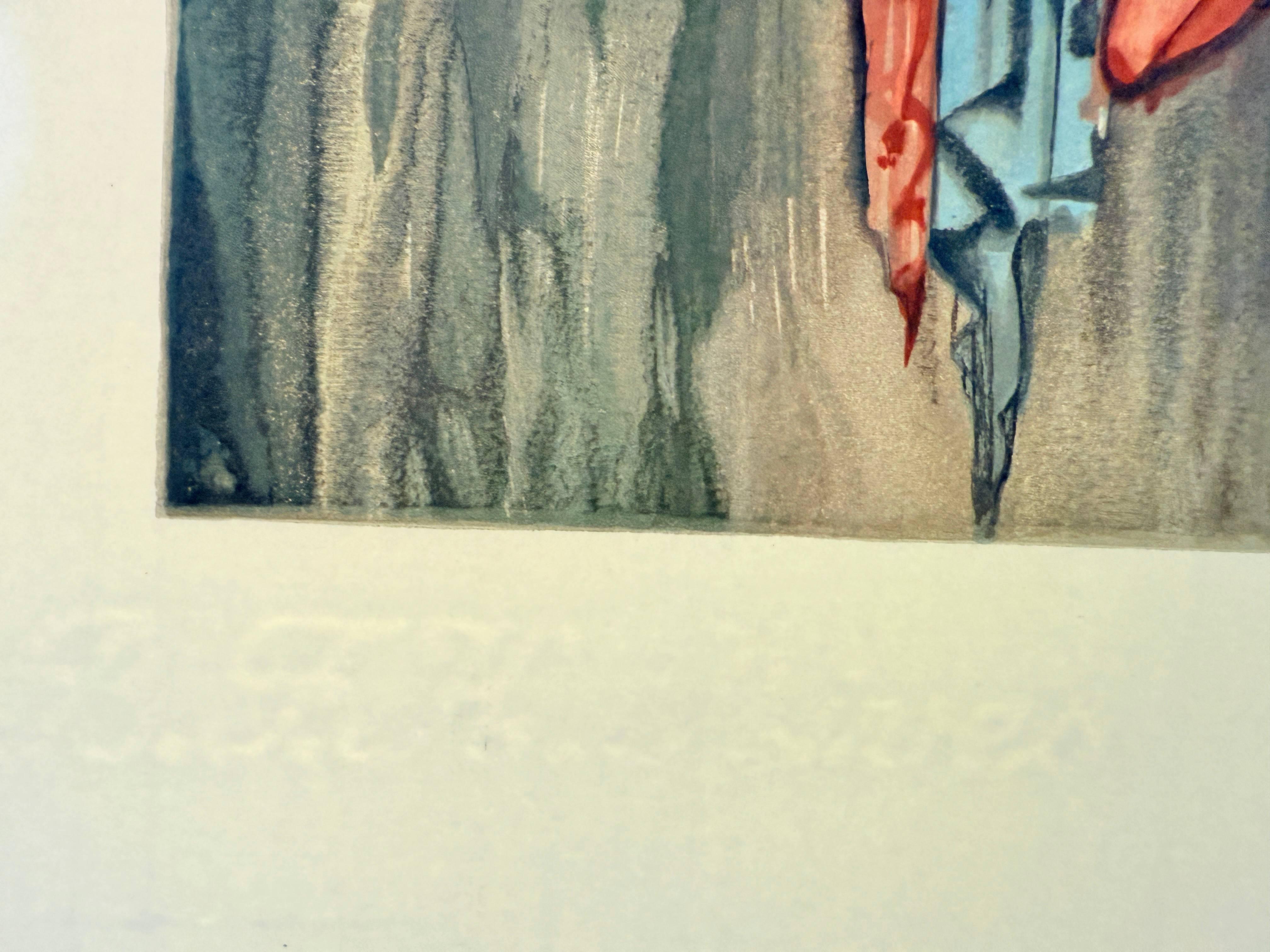 The Inferno, Canto 16 - The Mount of Geryon - Modern Print by Salvador Dalí
