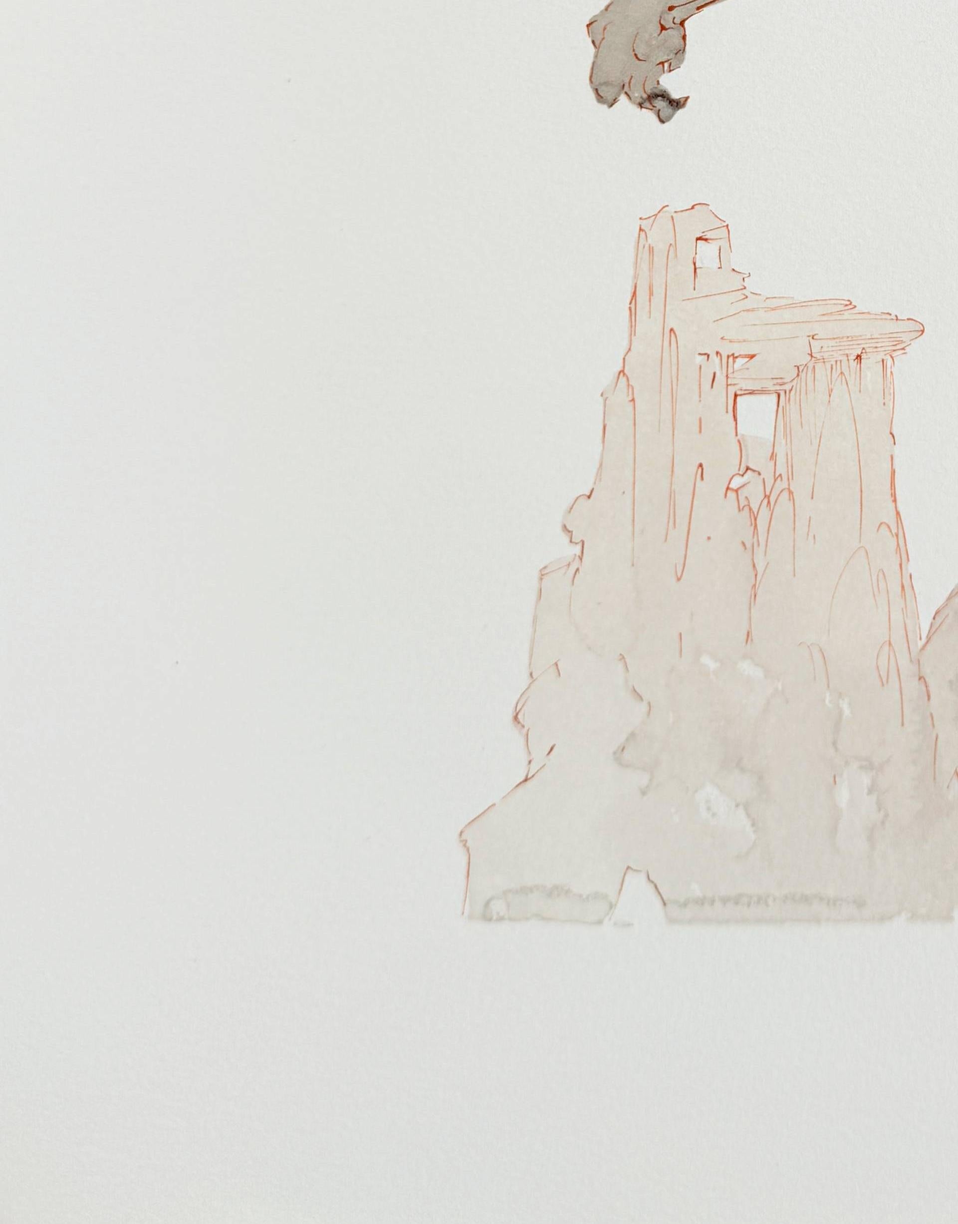 Salvador Dali (1904-1989) - The Inferno, Canto 17 - The Usurers

Woodcut print from 1960.

Dimensions of sheet: 33 x 26.2 cm

Dimensions in frame: 53.2 x 43.2 cm

Publisher: Les Heures Claires, Paris.

Reference: Catalogue raisonne Michler &