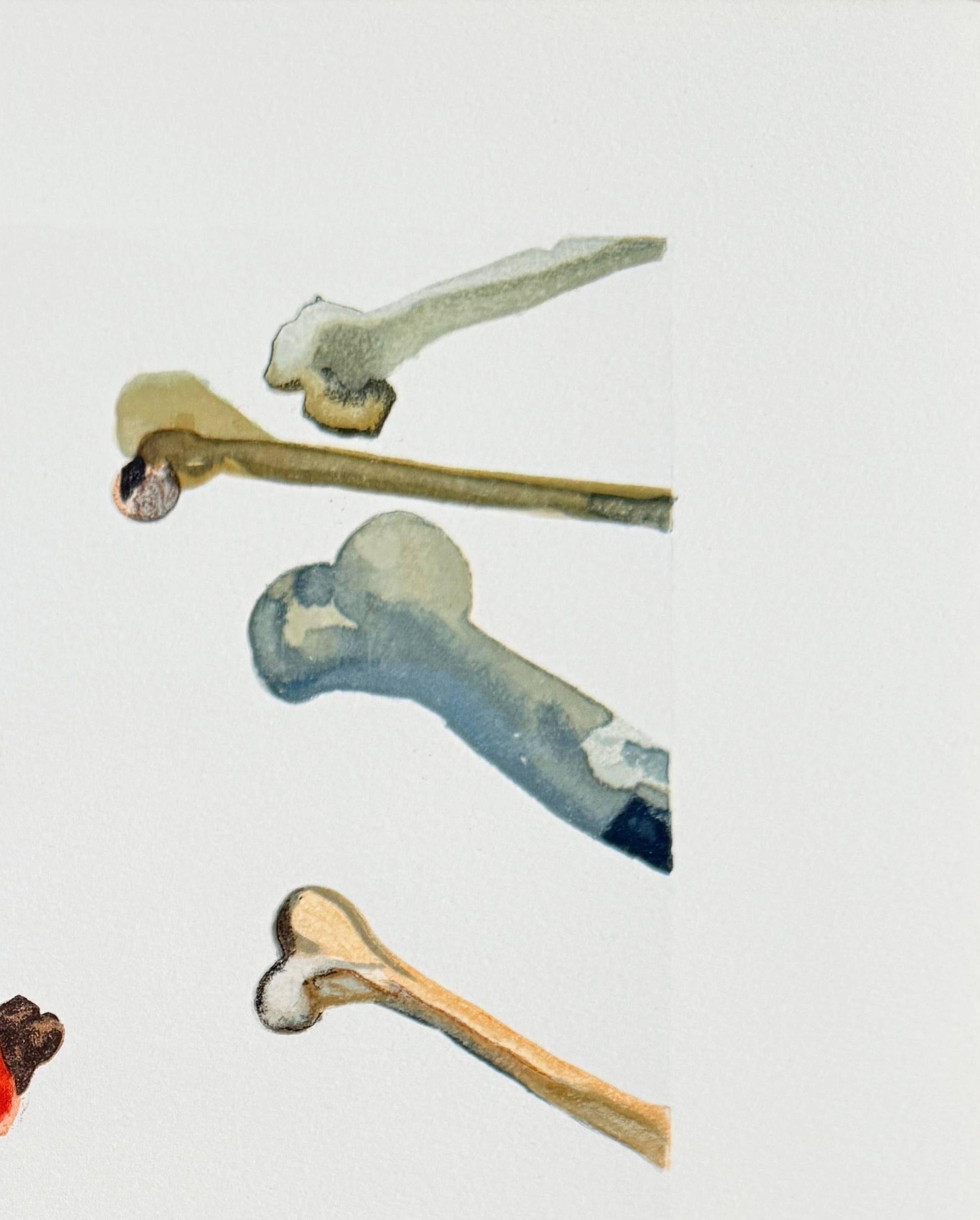The Inferno, Canto 18  - Les Trompeurs - Brown Print by Salvador Dalí