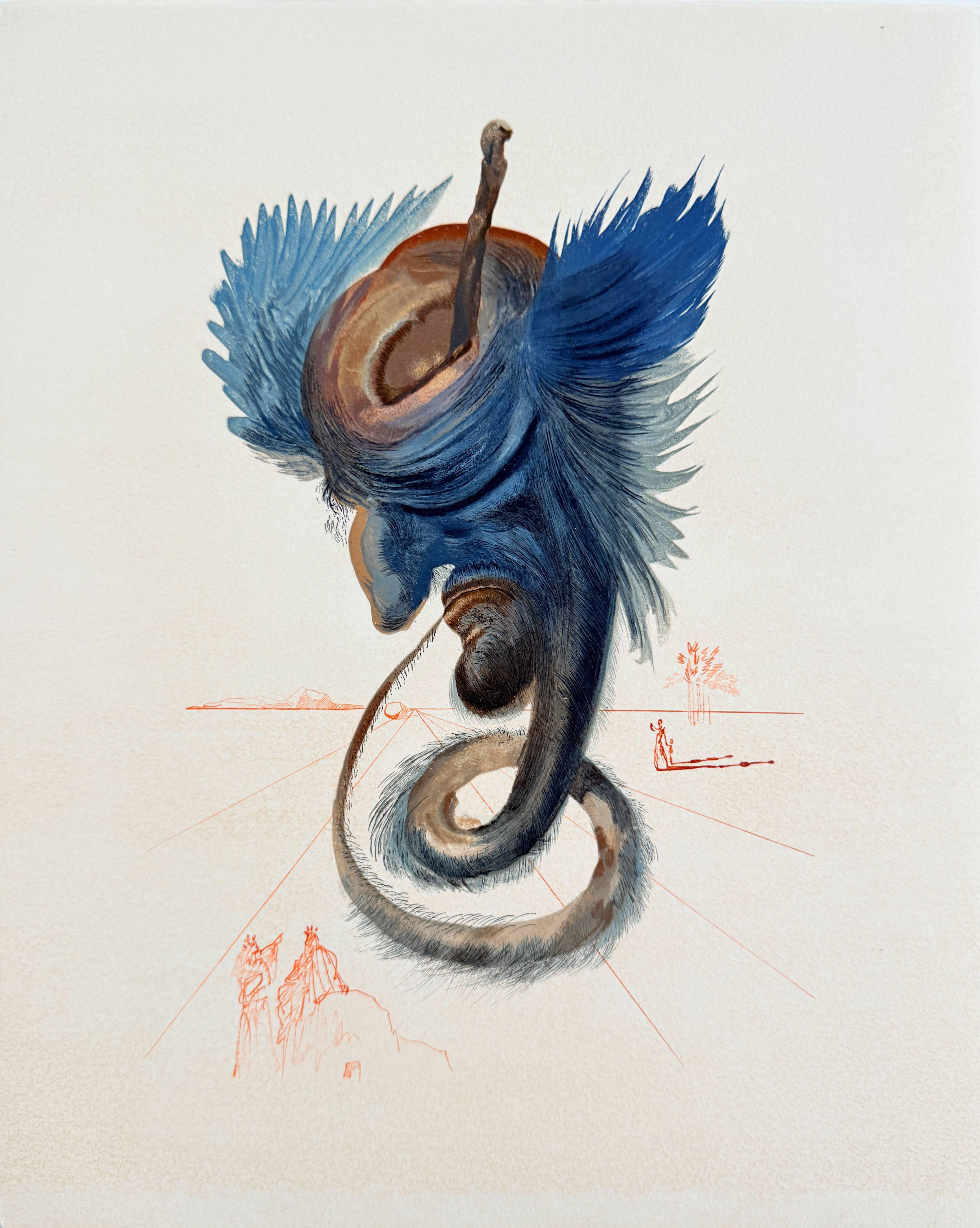 The Inferno, Canto 20 - Devins et sorciers - Modern Art by Salvador Dalí