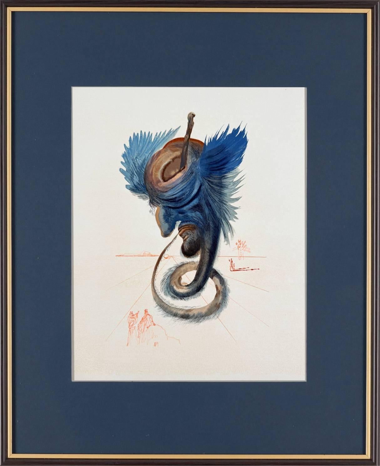 The Inferno, Canto 20 - Devins et sorciers - Print by Salvador Dalí